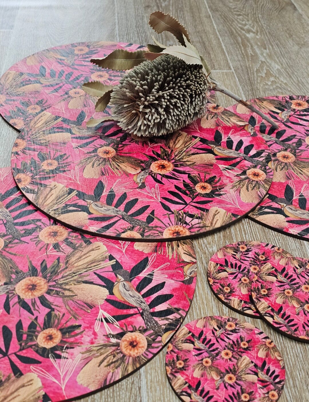 Placemat and Coaster Sets - Bosa Art Co table ware The Spotted Quoll 