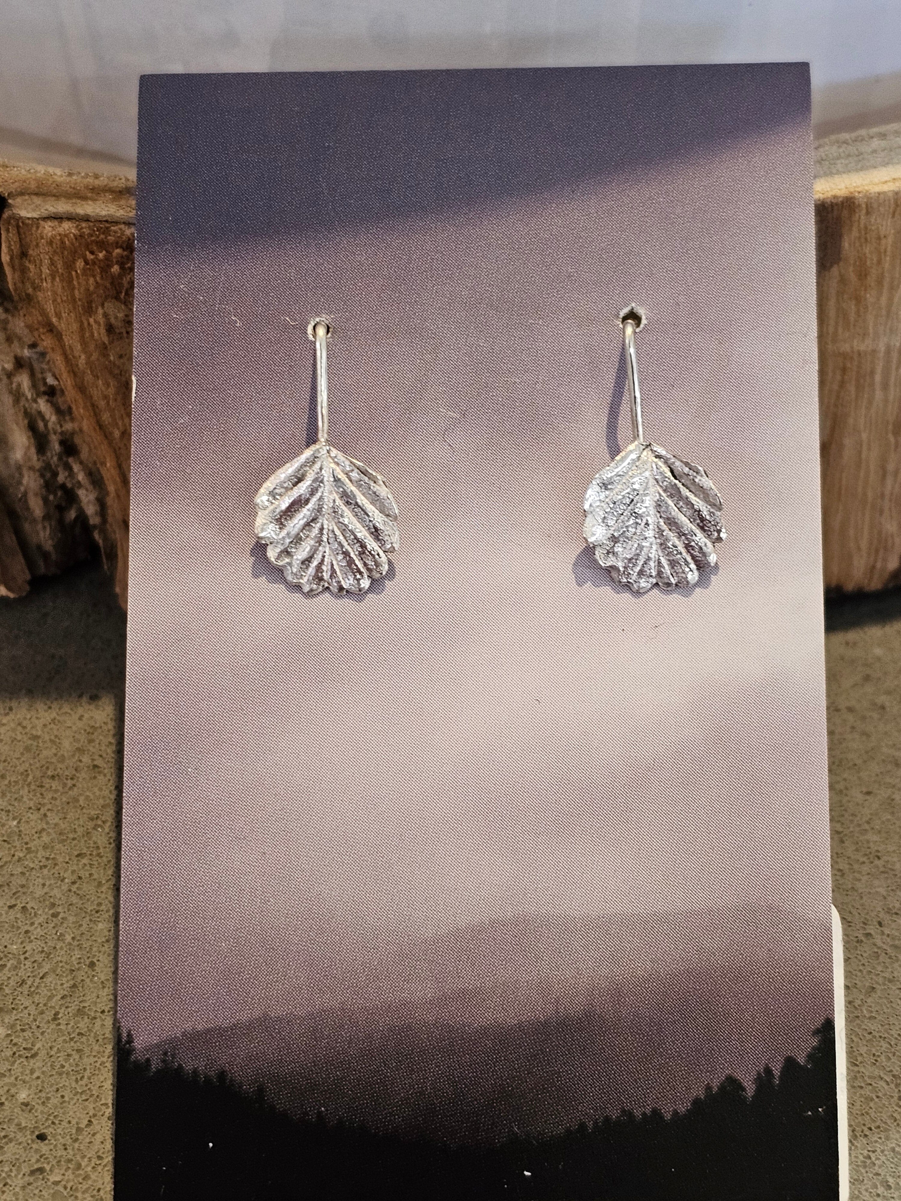 Fagus Leaf Earrings - Janny McKinnon Jewellery Janny Mckinnon 