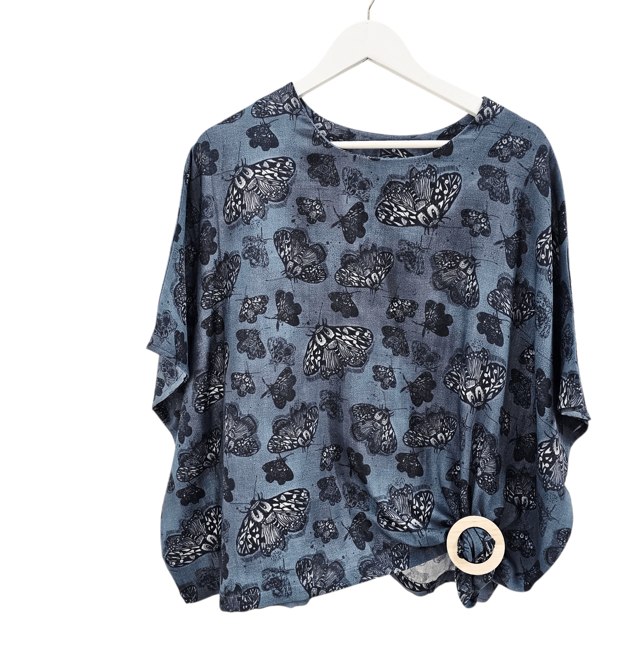 Freedom Top Organic Cotton DM - Slate Moth Top The Spotted Quoll 