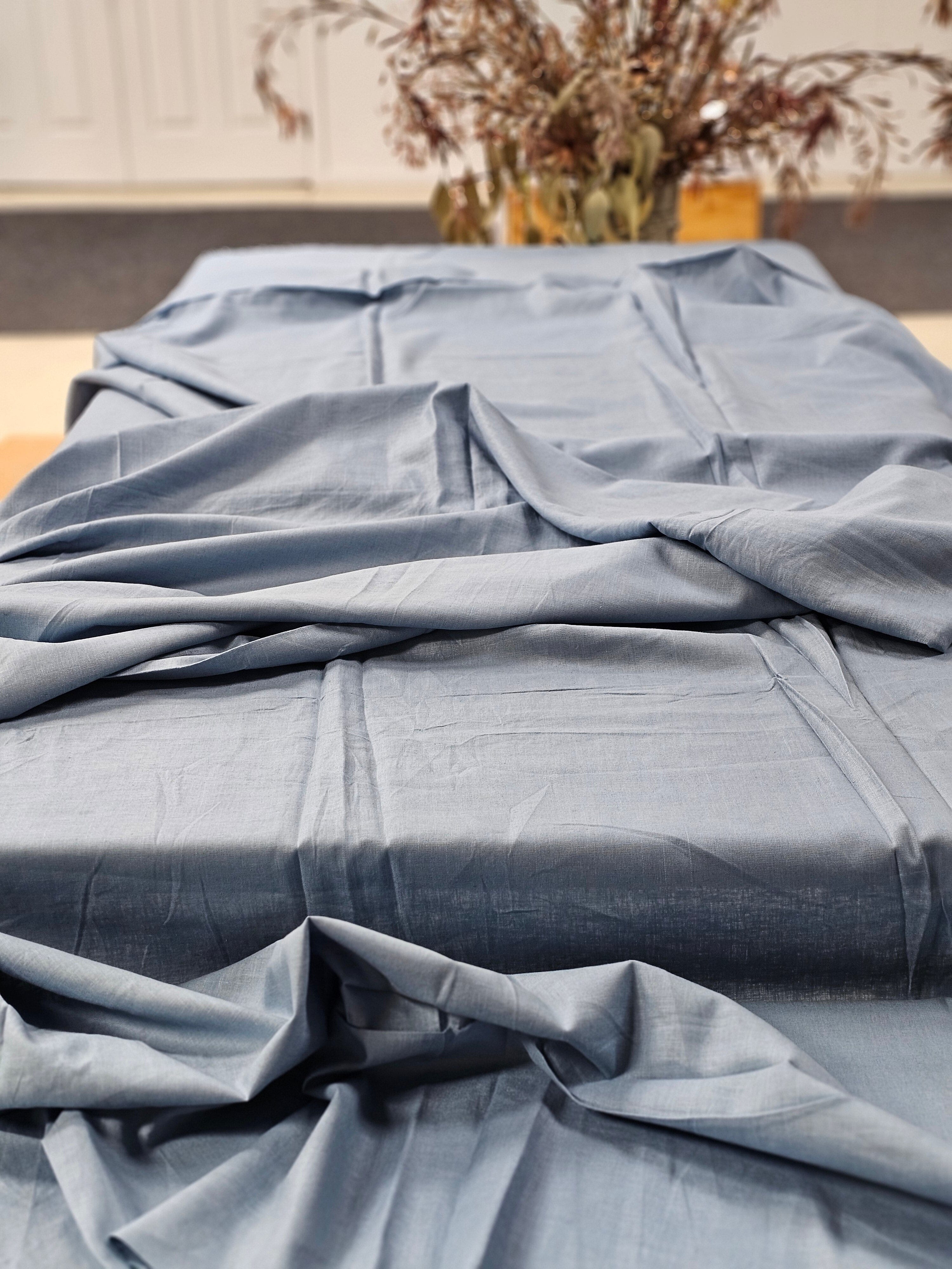 Fabric Organic Dyed Linen - By The Metre fabric The Spotted Quoll Studio 