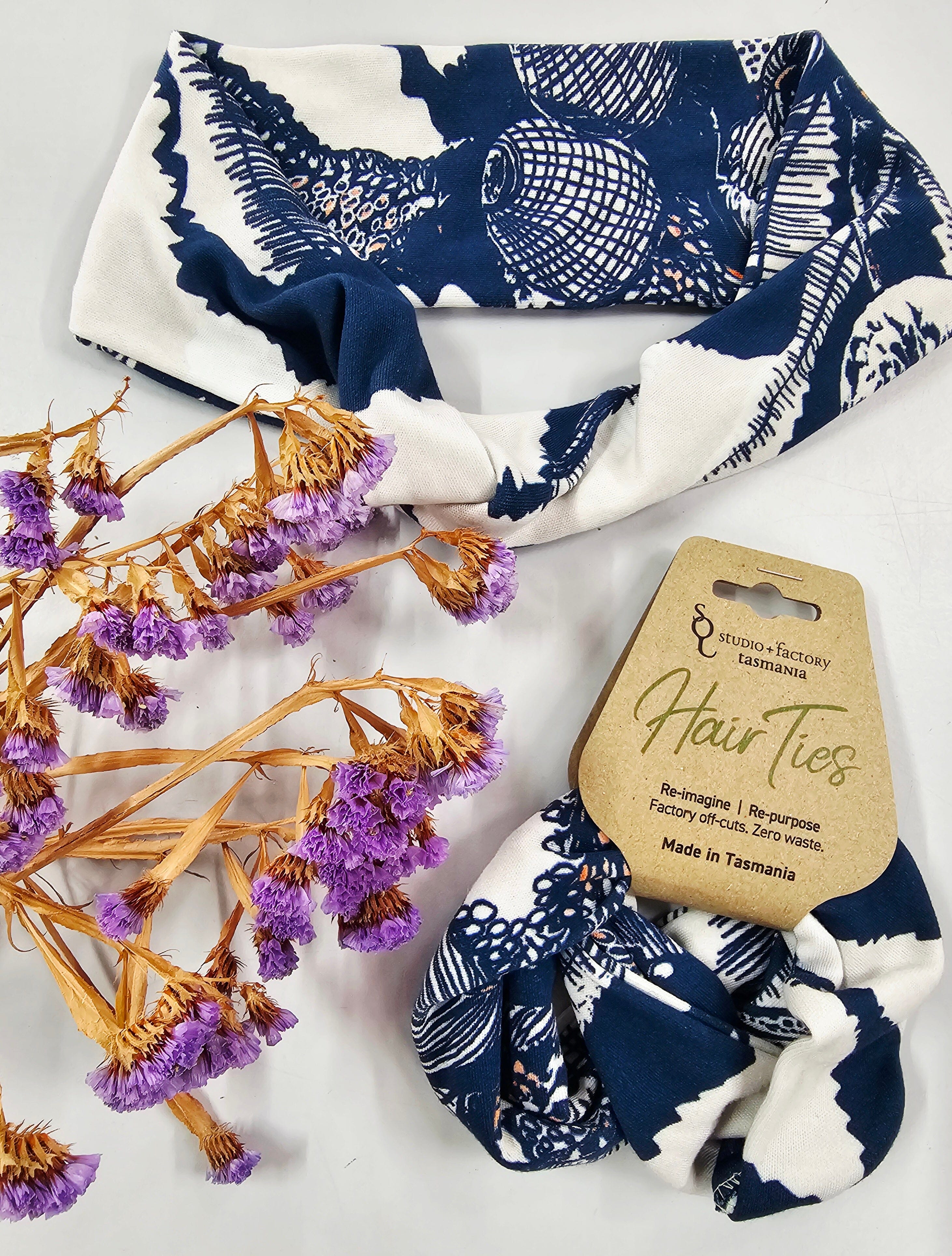 Knotted Headband - Spotted Quoll Studio Hair Accessories The Spotted Quoll Original Sawtooth Banksia 