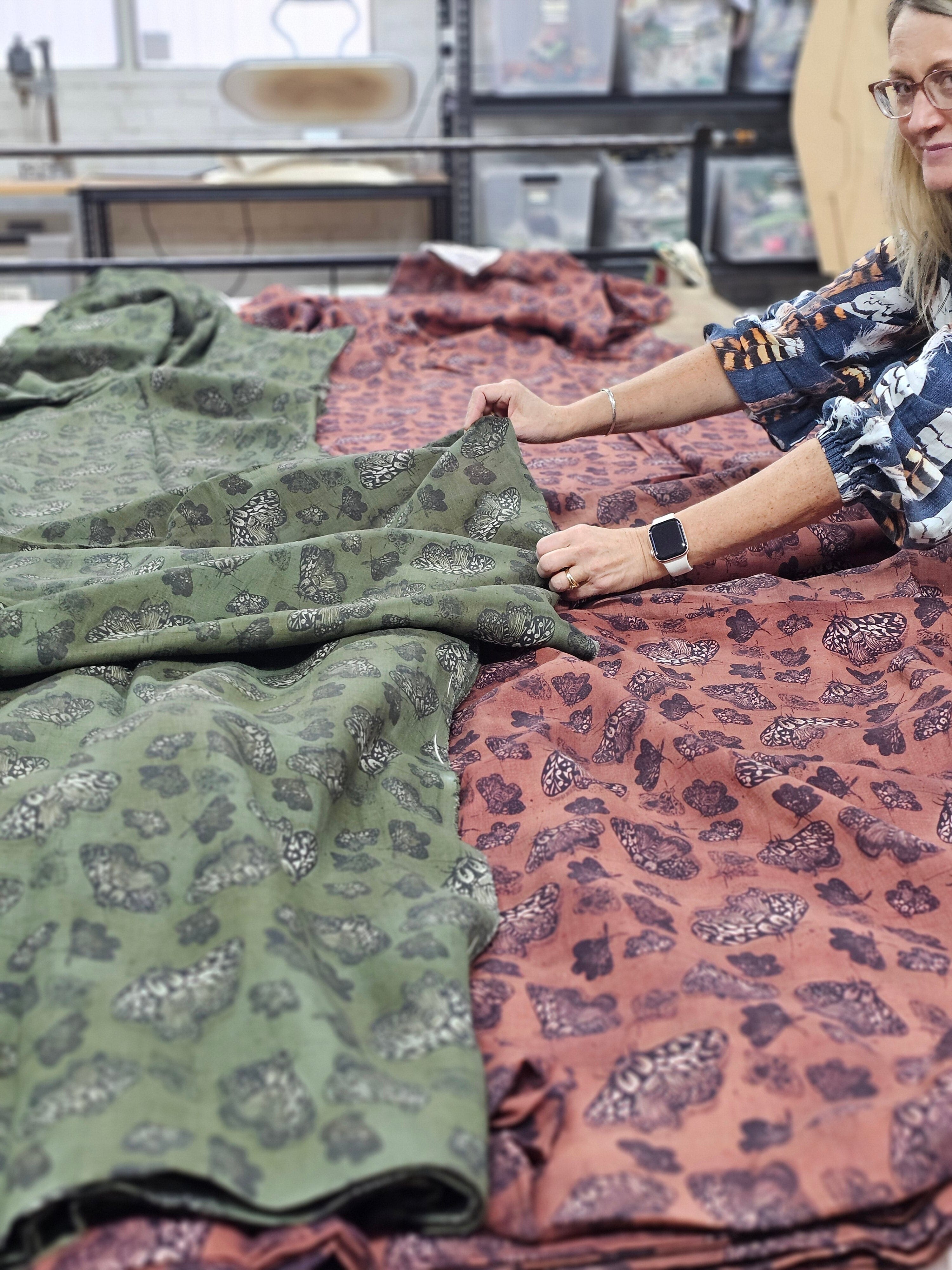 Fabric Organic Linen Hemp - By The Metre fabric The Spotted Quoll Studio 