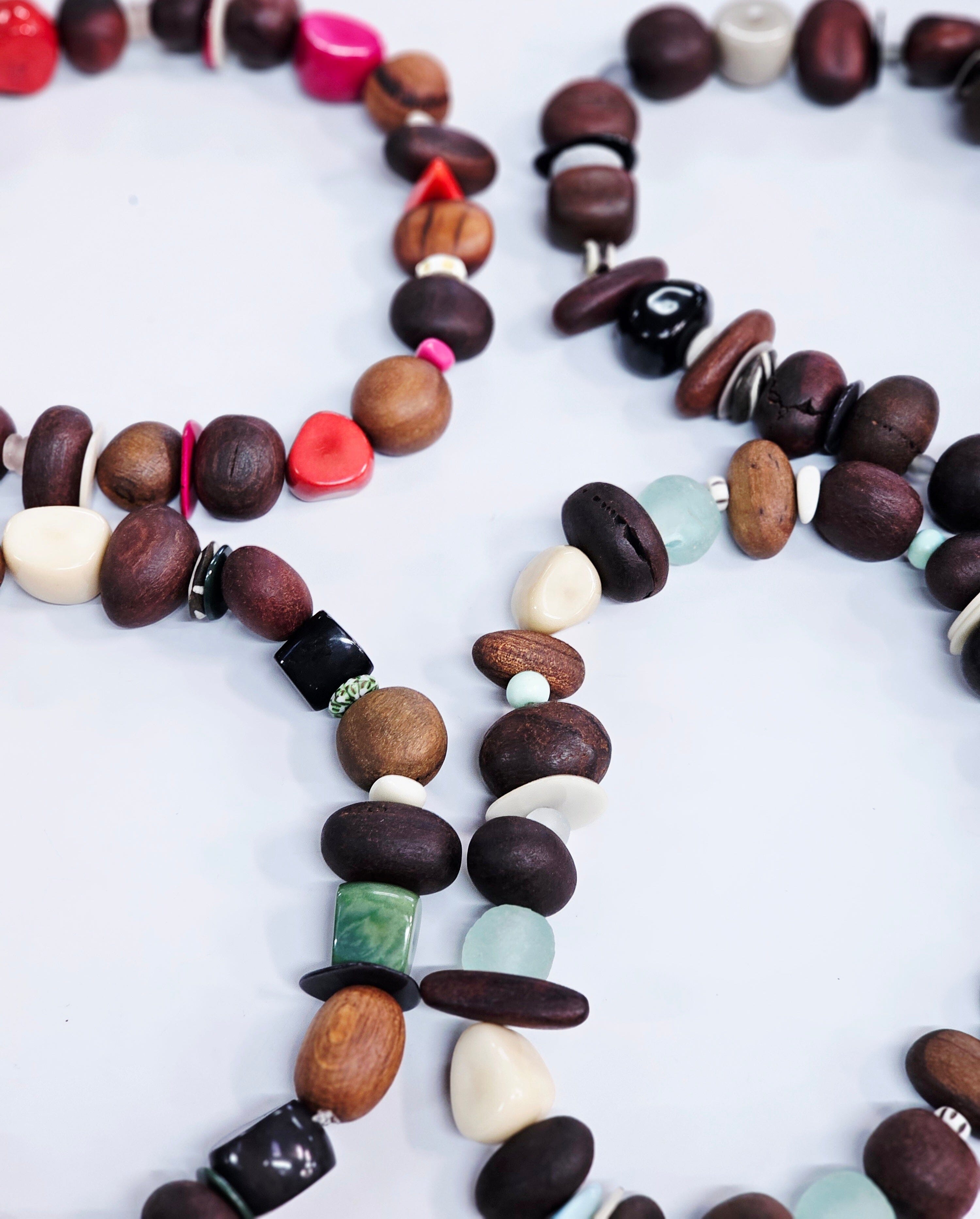 Eco Bead Necklace - Fakington Wild Eco Beads The Spotted Quoll 