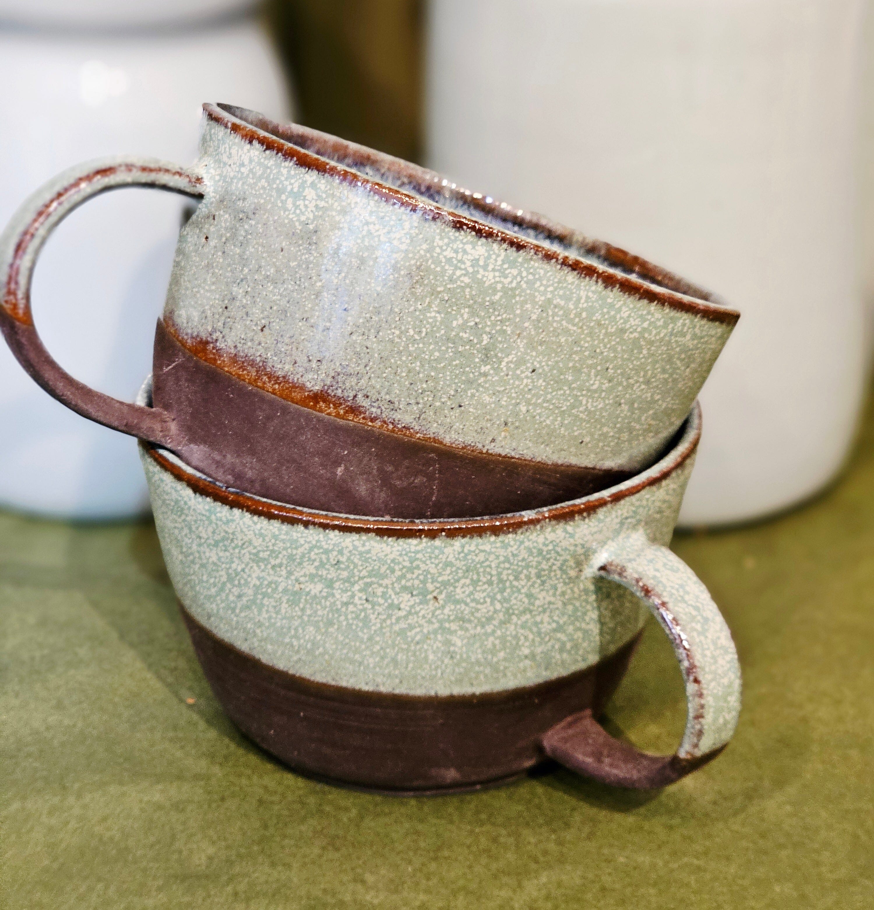 Arny Gyda Pottery - Tasmania ceramics Arny Gyda Sea Mud Tea Cup 