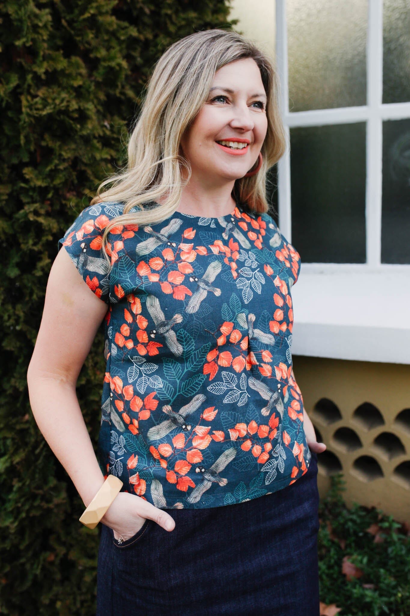 SQ Sewing Pattern - Mini Pleat Top top pattern The Spotted Quoll 
