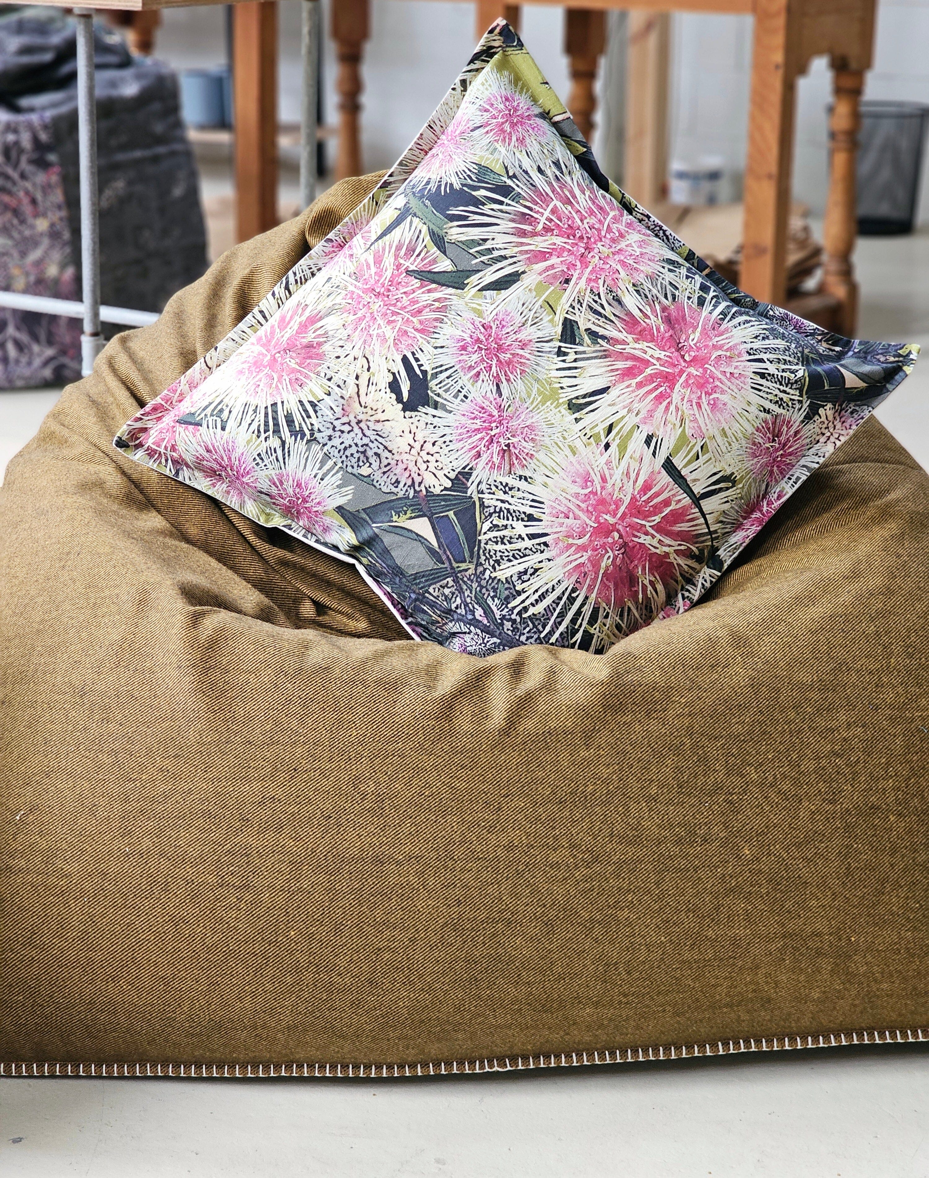 Organic Linen/Hemp Cushion-Pincushion Cushions The Spotted Quoll 