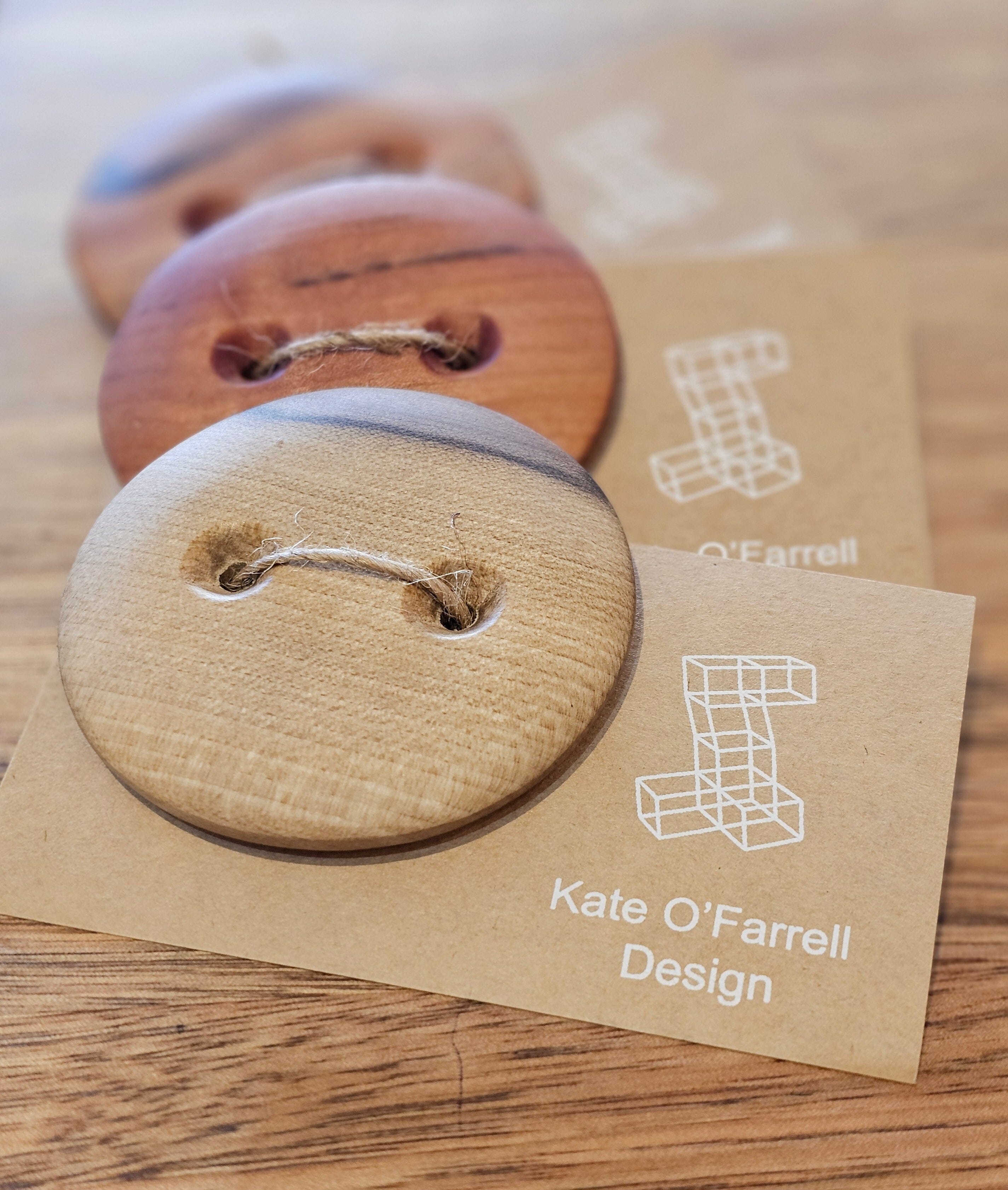 Kate O' Farrell Buttons Timber Buttons Kate O' Farrell 