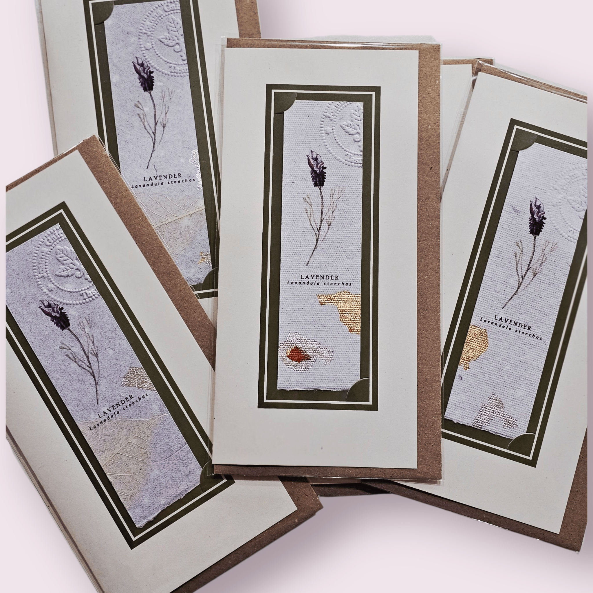 Handmade Tasmanian Cards - Joanna Gair Paper greeting cards Joanna Gair Paper Lavender Book Mark 