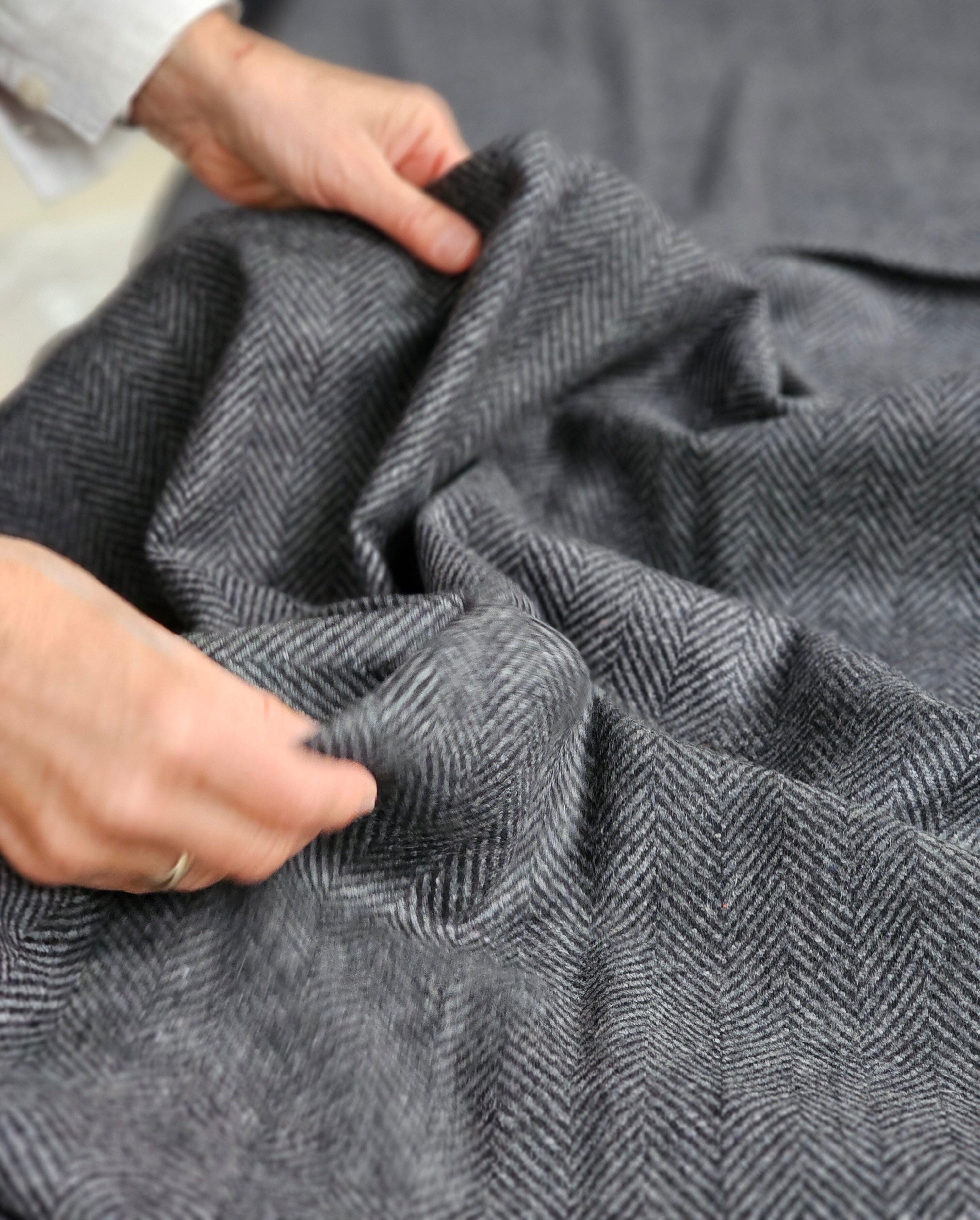 Fabric Organic Felt Wool - By The Metre fabric The Spotted Quoll Studio 