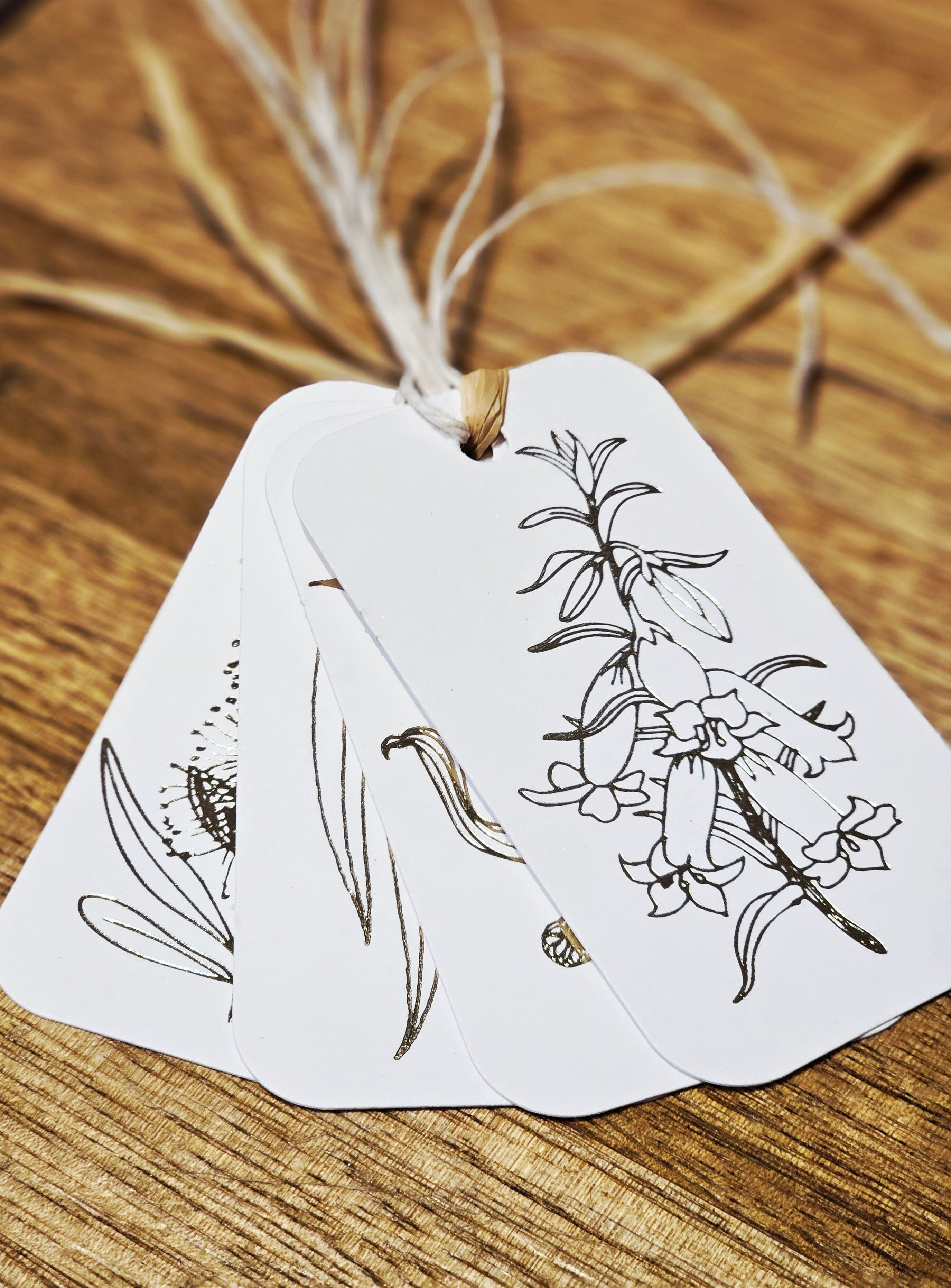 Gold Embossed Gift Tags Gift Tags & Labels The Spotted Quoll 