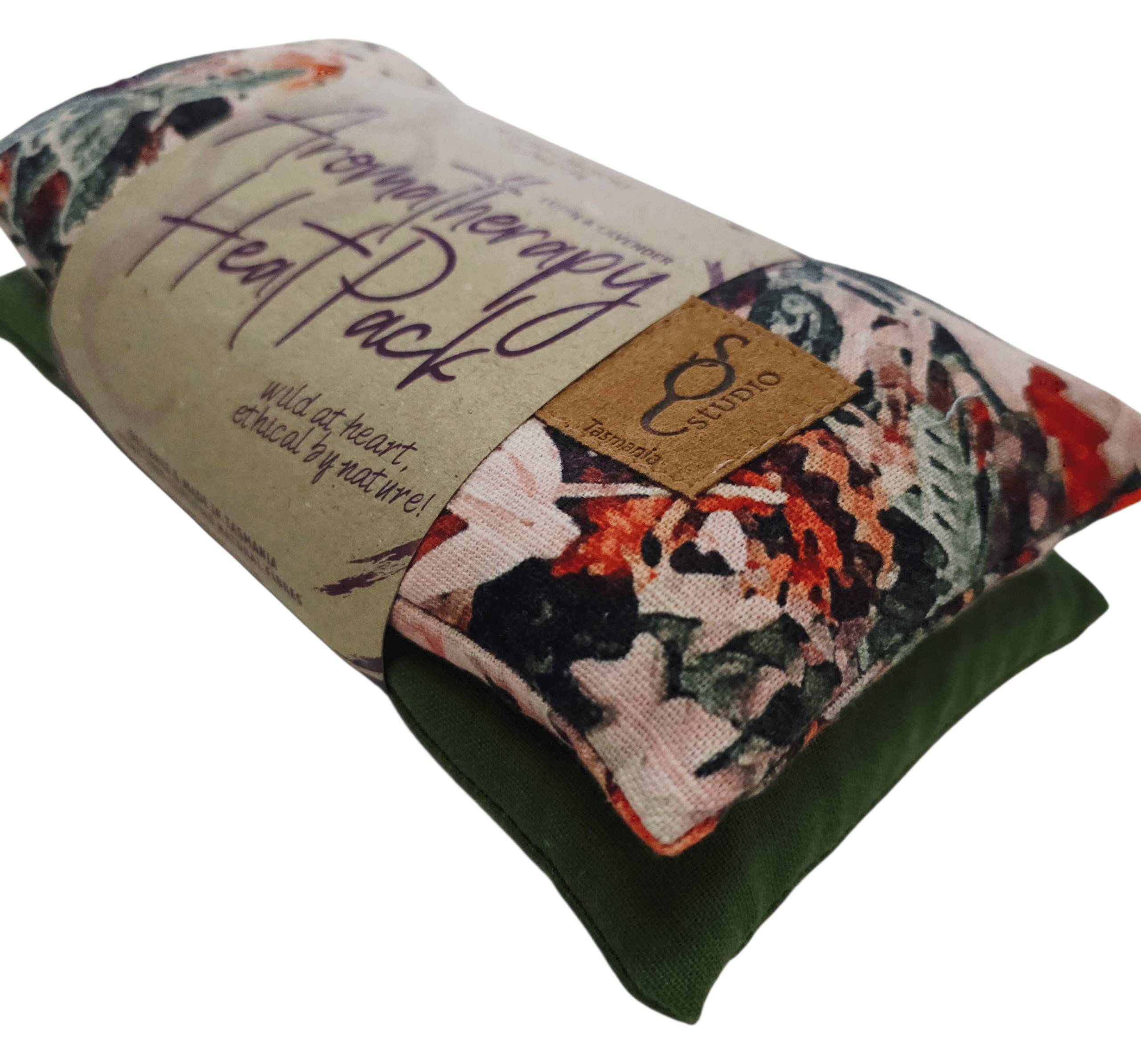Aromatherapy Heat/Cold pack - Lupin & Lavender Heating Pads The Spotted Quoll Double Trouble Native Pigface/ Green 
