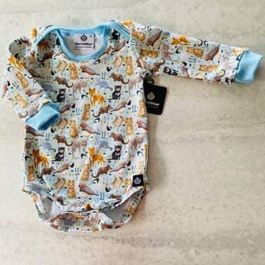 Baby Bodysuits - Worm Wear Tasmania Bodysuits Worm Wear Tasmania 0 Bodysuit Aussie Animals Blue