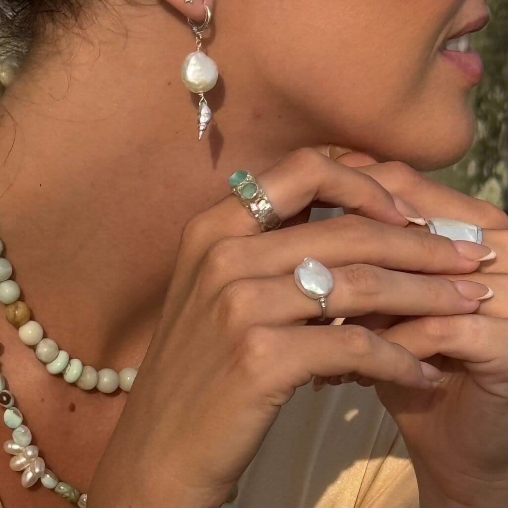 Coin Pearl Ring - Lisa Carney Jewelry Lisa Carney Designs 