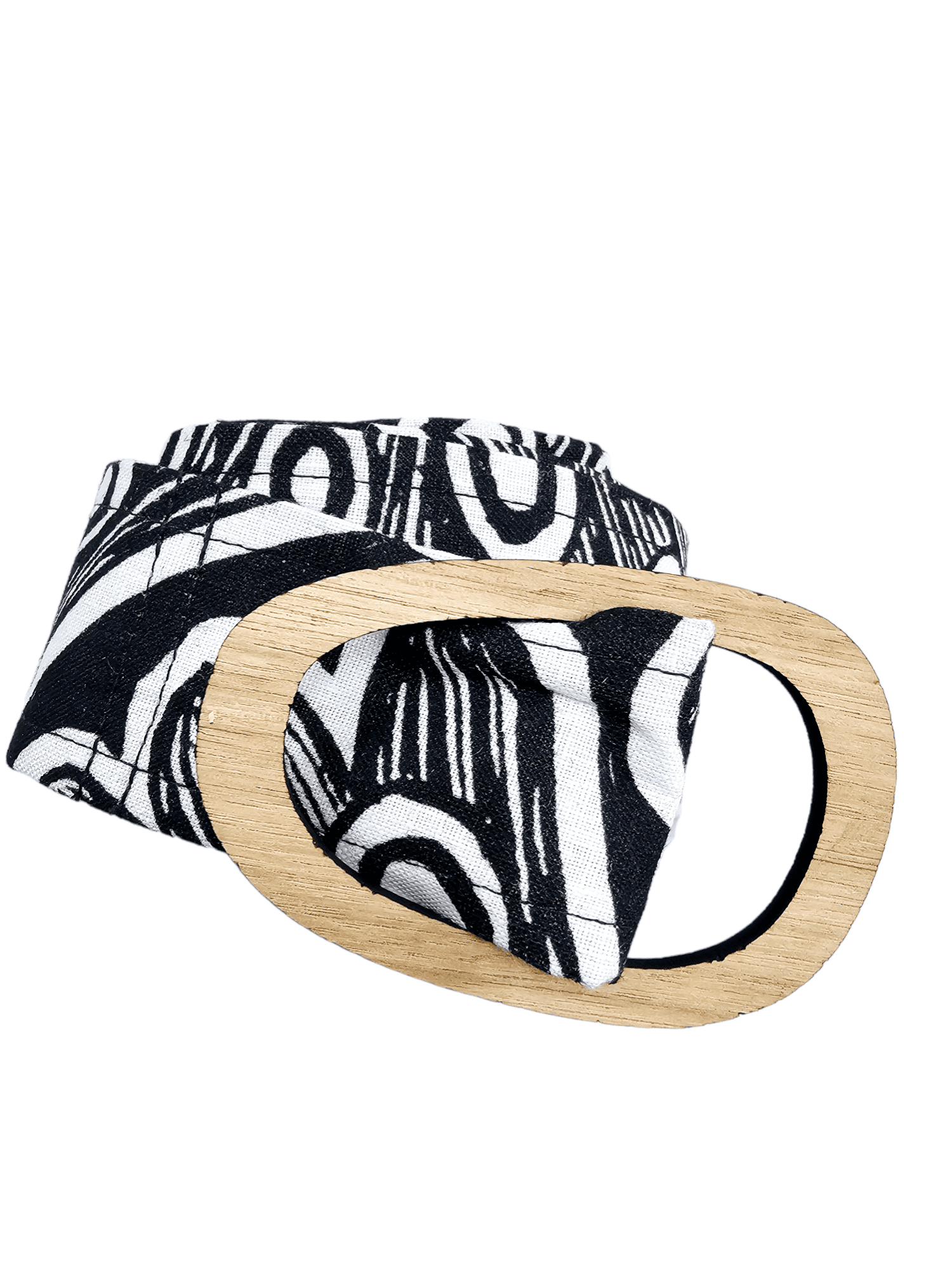 Tasmanian Oak Belts - Printed Organic Linen SALE Belt Buckles The Spotted Quoll Galaxias Raw S - 110cm