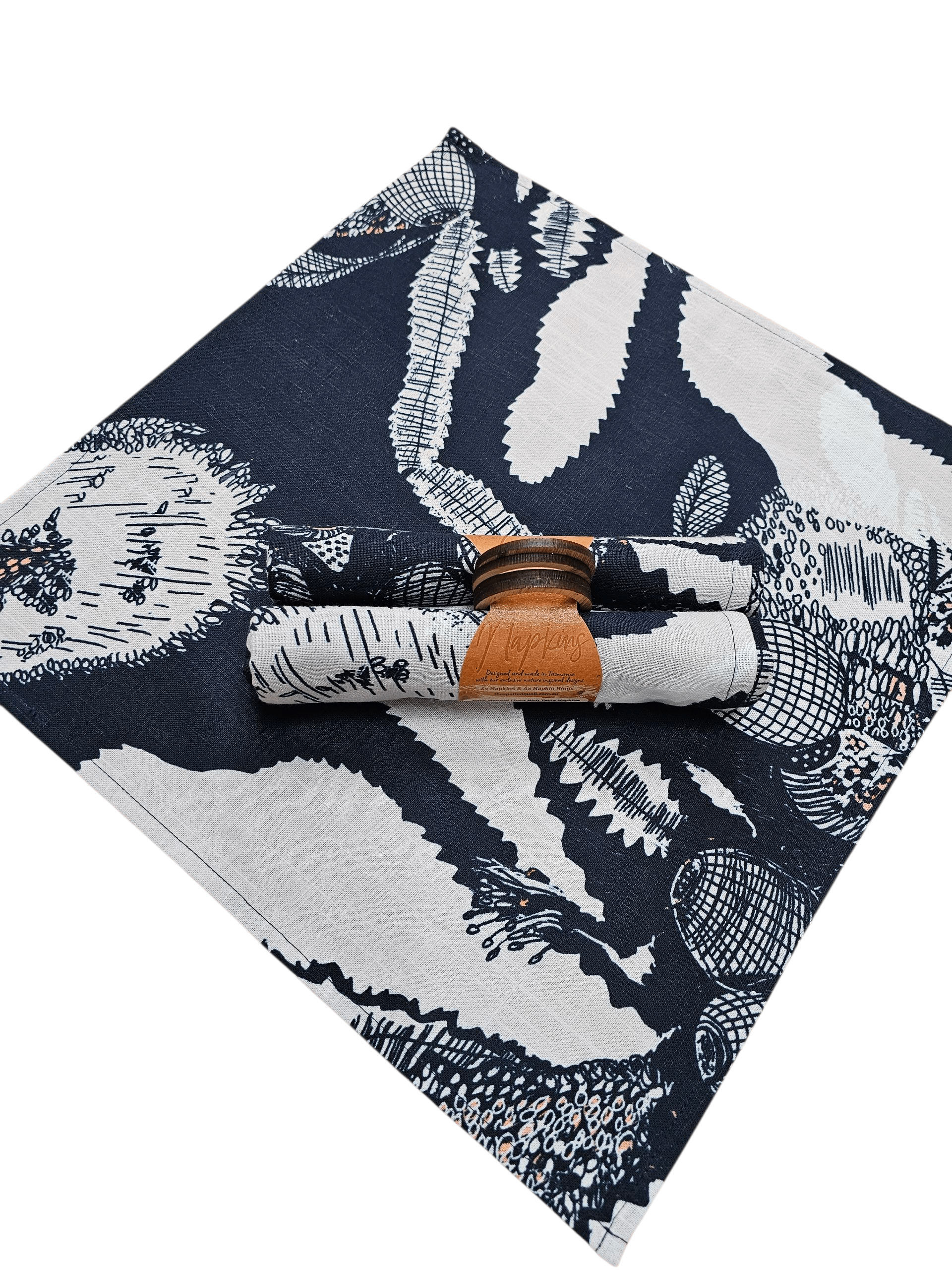 Table Napkins Linen - All Kinds table ware The Spotted Quoll 