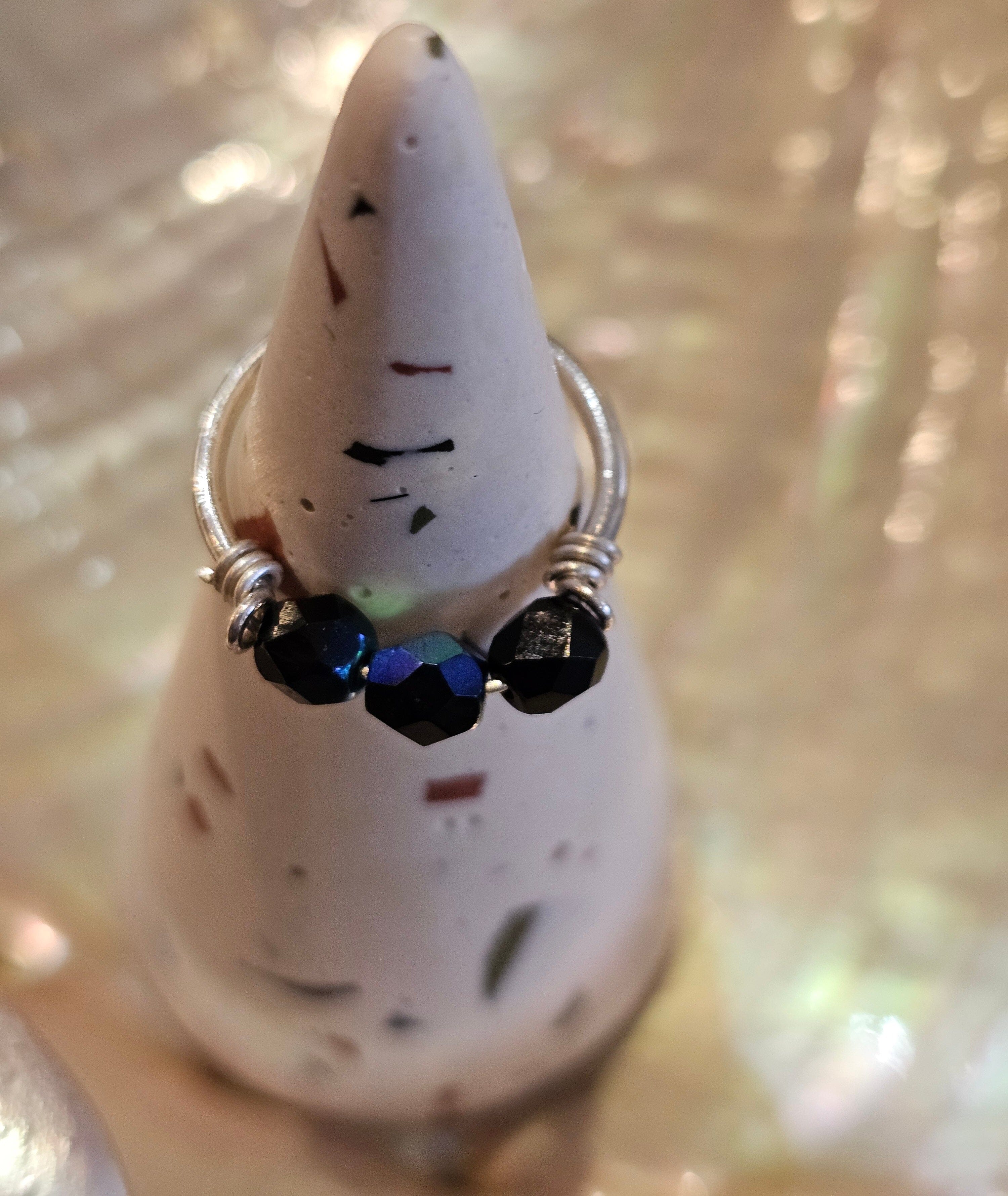 Lisa Carney - Precious Gemstone Rings Jewellery Lisa Carney Designs Silver - Labradorite 