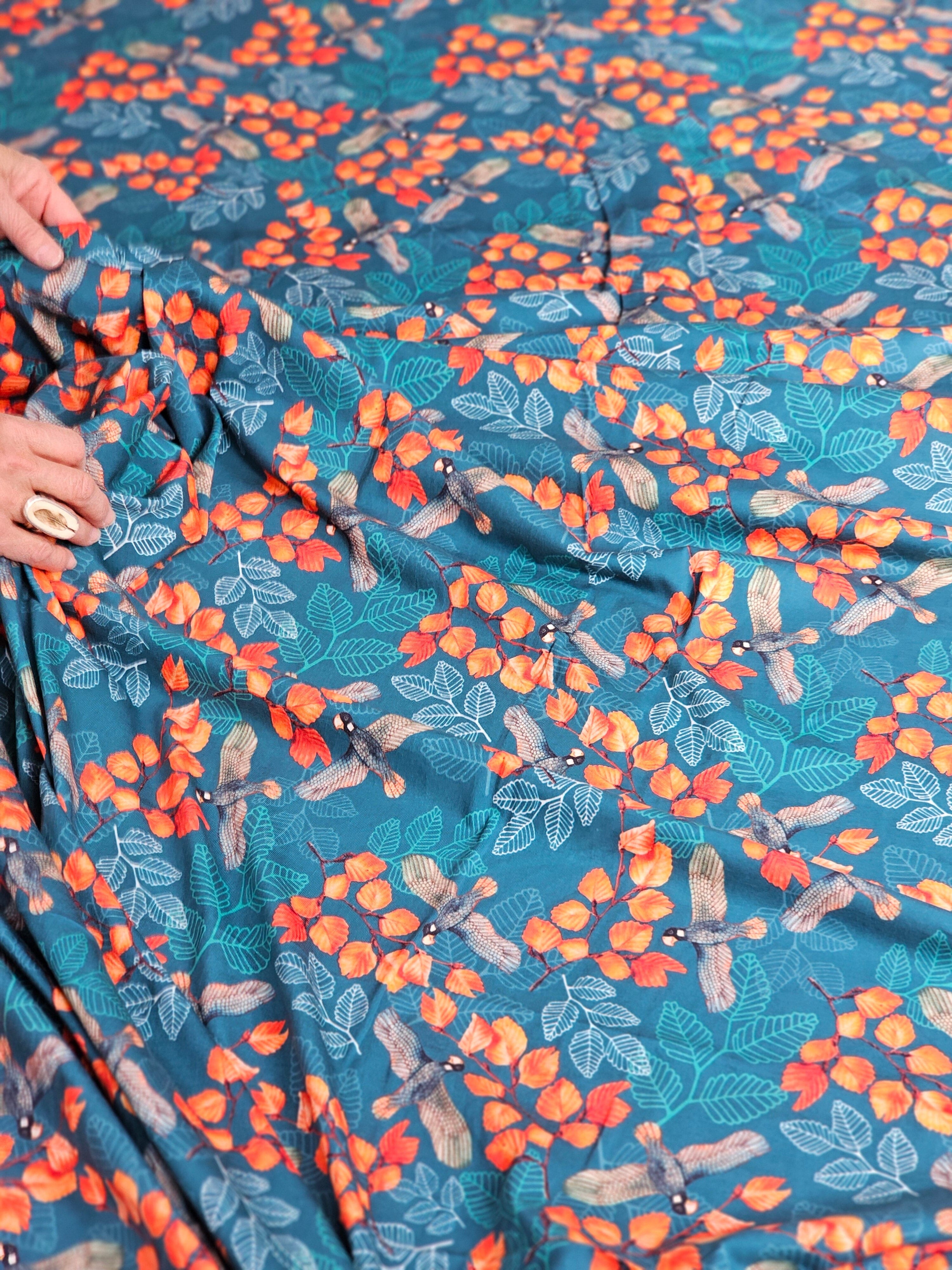 Fabric Organic Cotton Jersey Knit by the metre fabric The Spotted Quoll Studio 