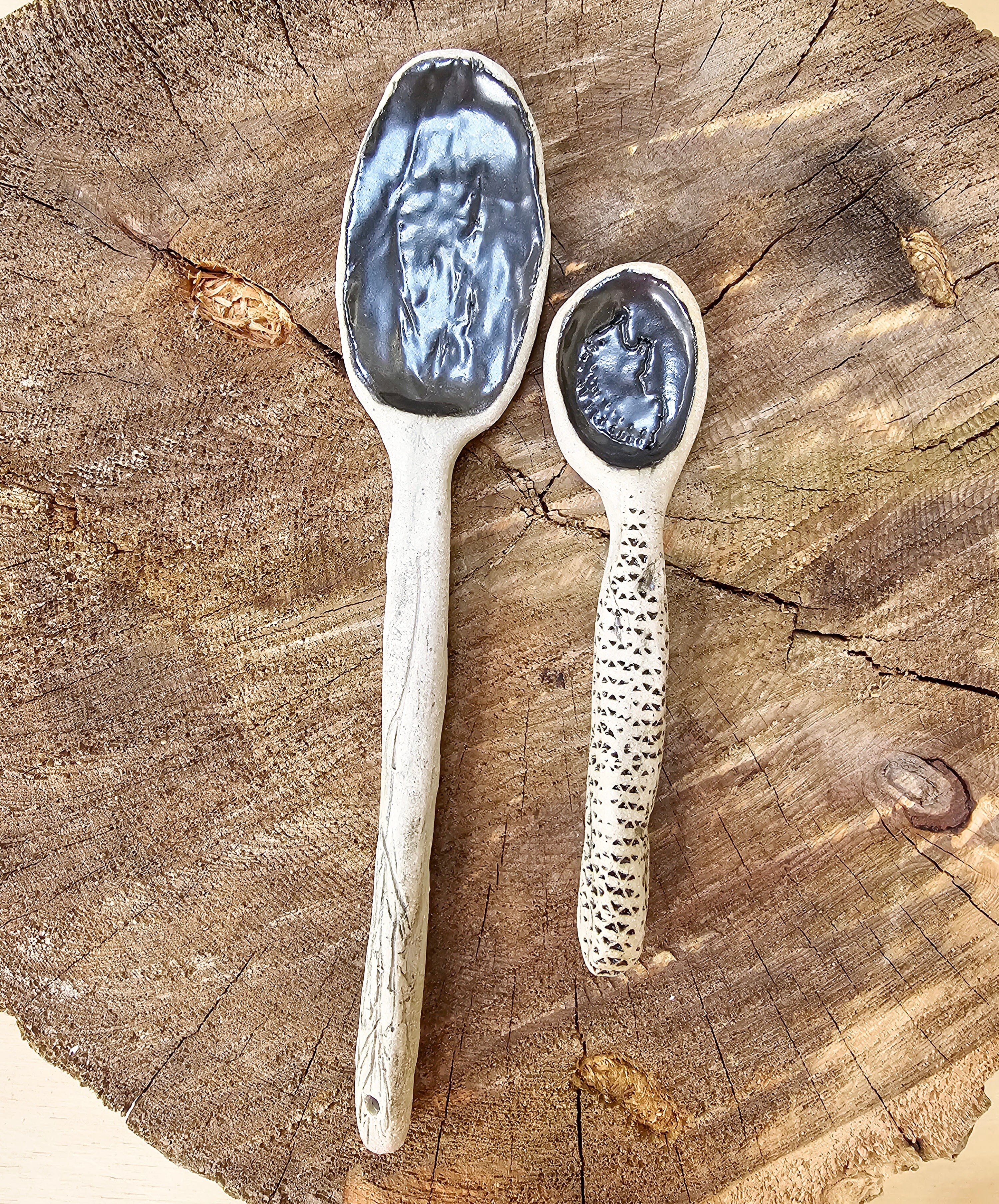 Black Forest - Ceramics by Meek Mud ceramics meek mud Large Spoon (220mm) 