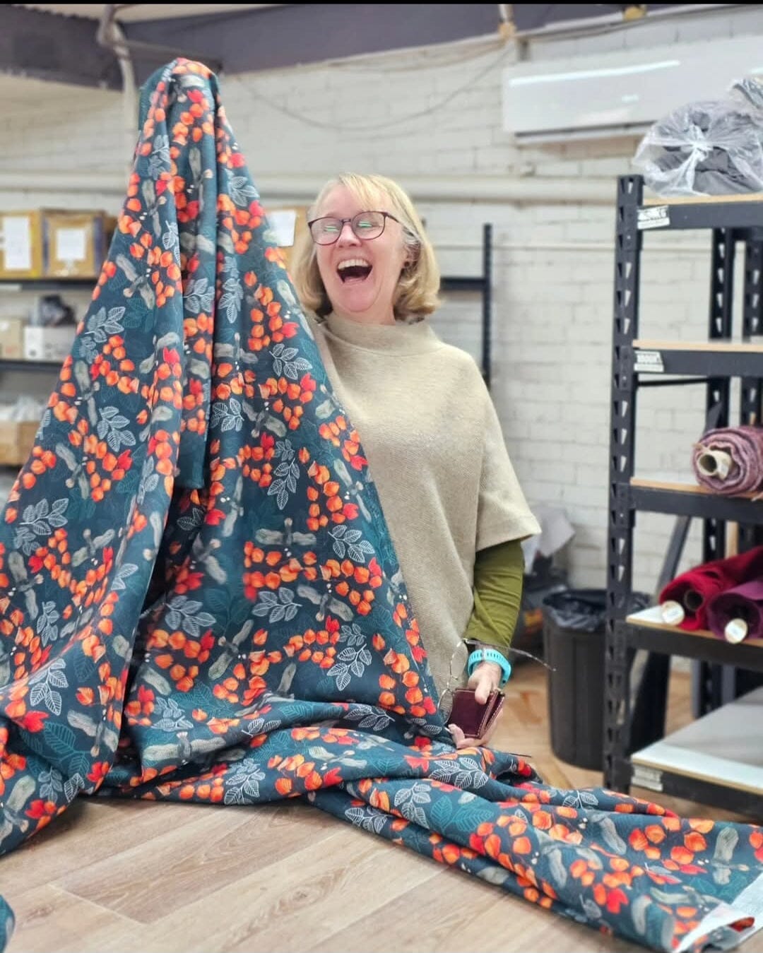 Fabric Organic Linen Hemp - By The Metre fabric The Spotted Quoll Studio .5M Turning Fagus 