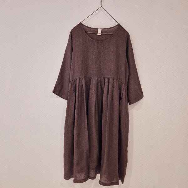 Montaigne Italian Linen Baggy Dress Dress Etika Rum 