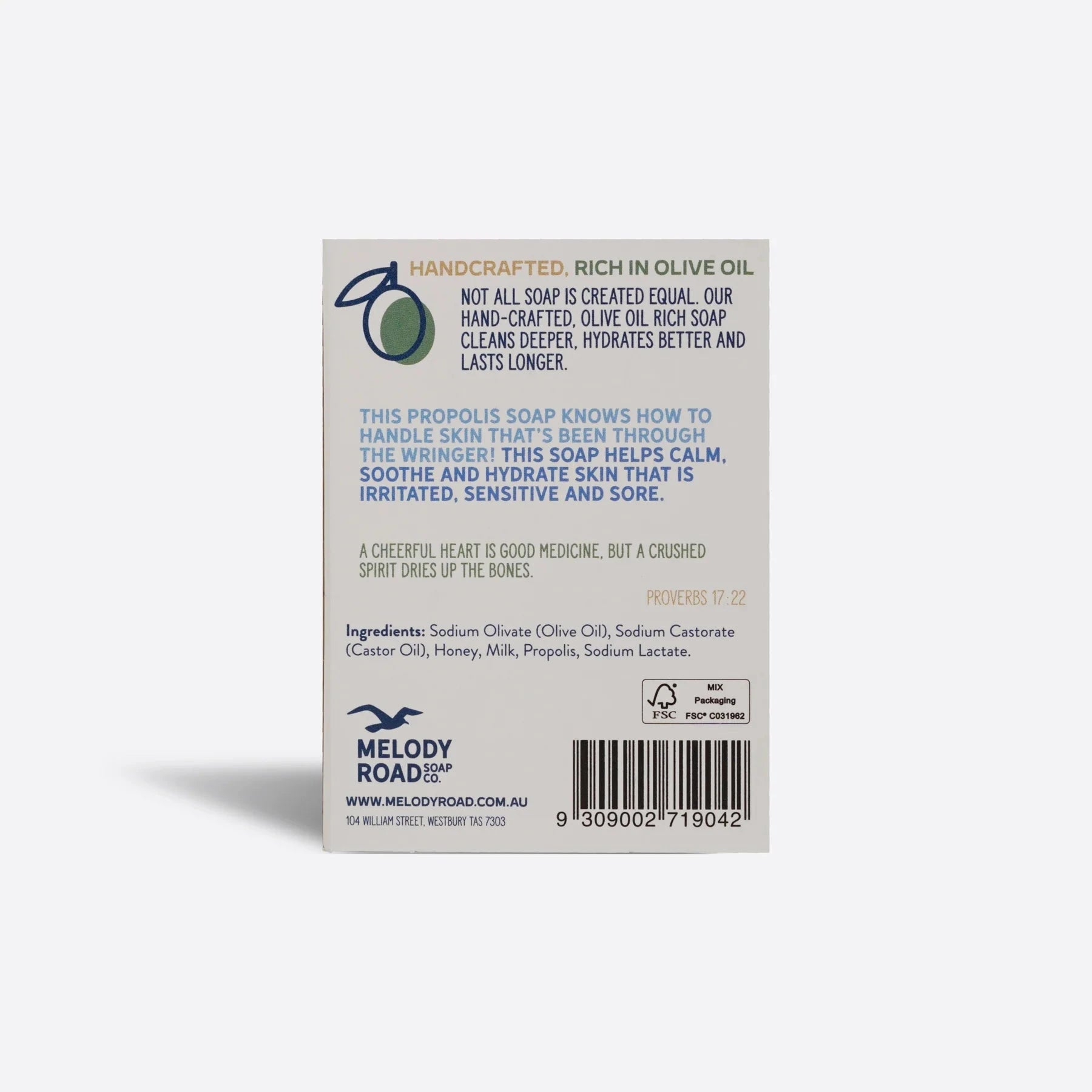 Melody Road Soap Co. - Bar Soap 130g Body Melody Road Soap Co. 