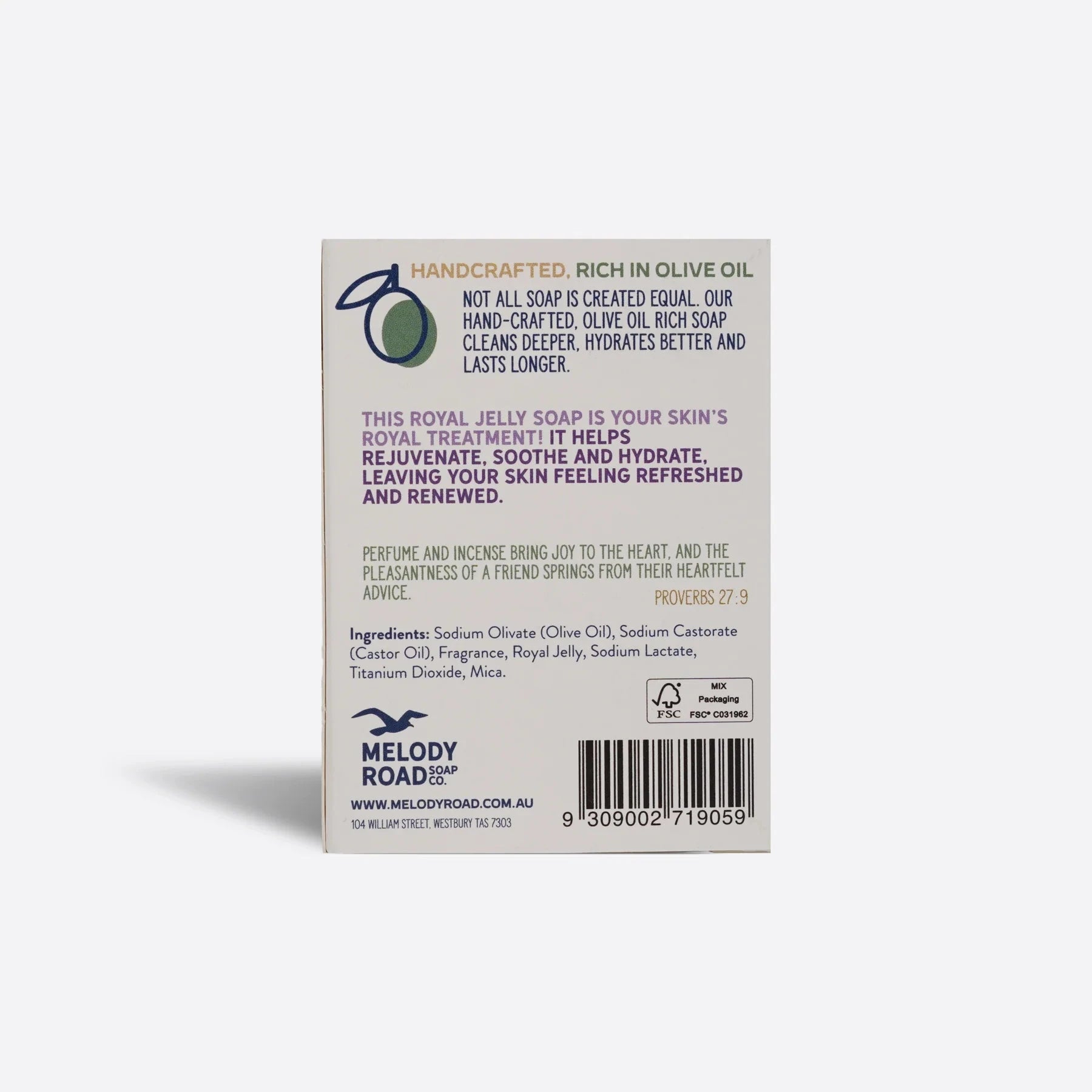 Melody Road Soap Co. - Bar Soap 130g Body Melody Road Soap Co. 