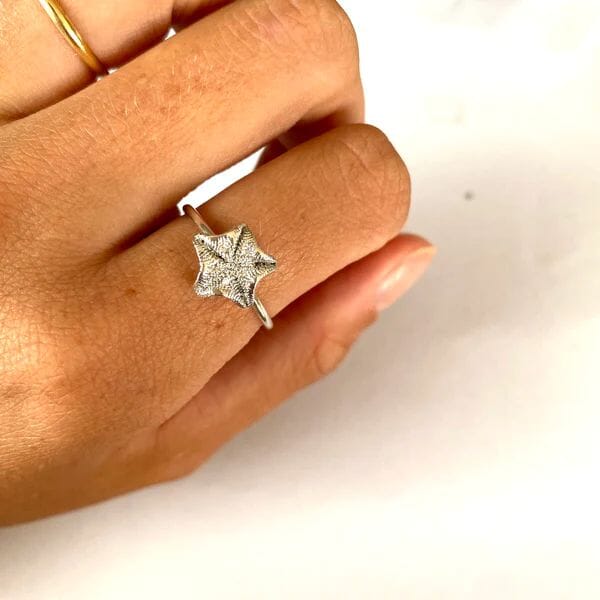 Rare & Beautiful - Tasmania Coastal Collection Pendant The rare and Beautiful Starfish Ring Size R 