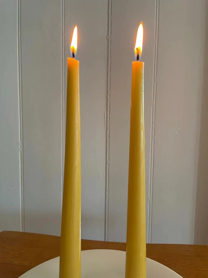 Wilderness Beeswax Tapered Candles - Tasmanian Candles South West Tasmania Candles 