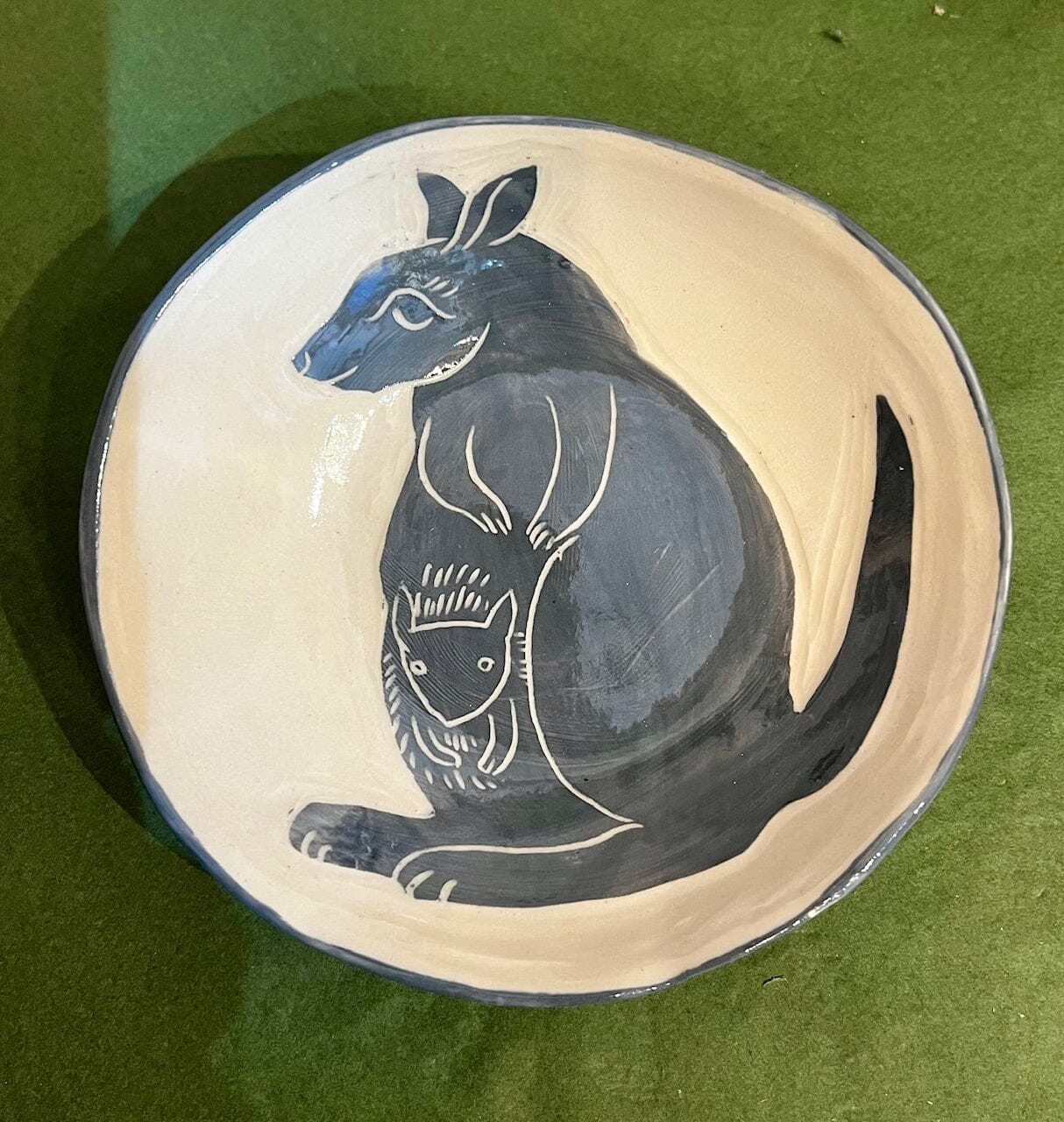 Ceramics - Aurora Fae ceramics The Aurora Fae Wallaby Bowl (140mm x 35mm) Grey 