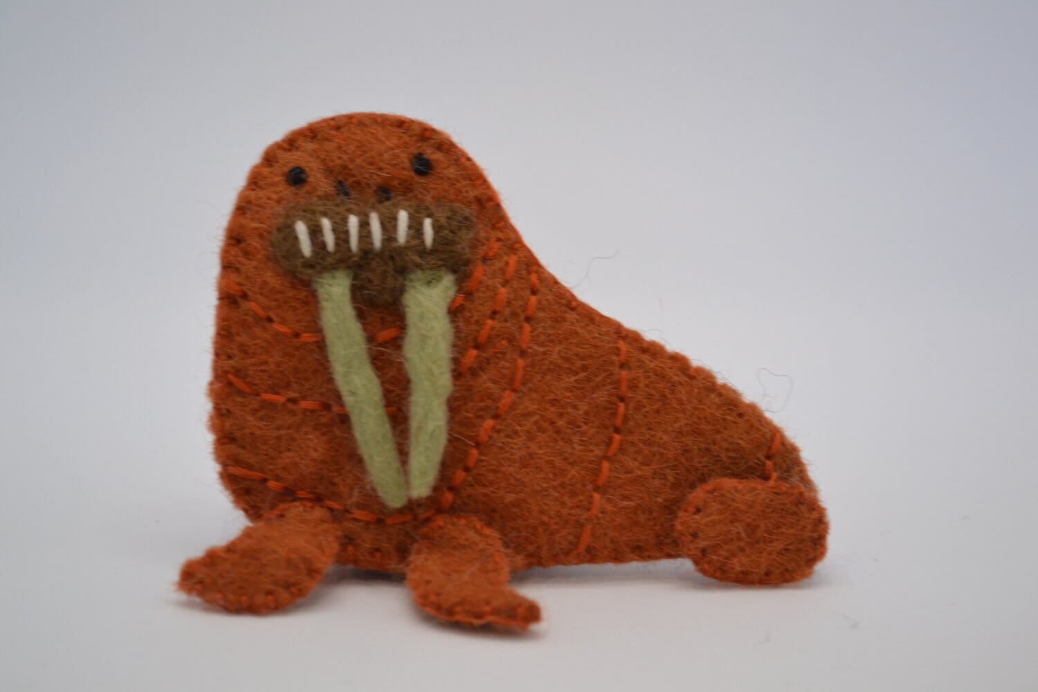 Wool Felt Finger Puppets - Create & Wonder finger puppets Create & Wonder Walrus 