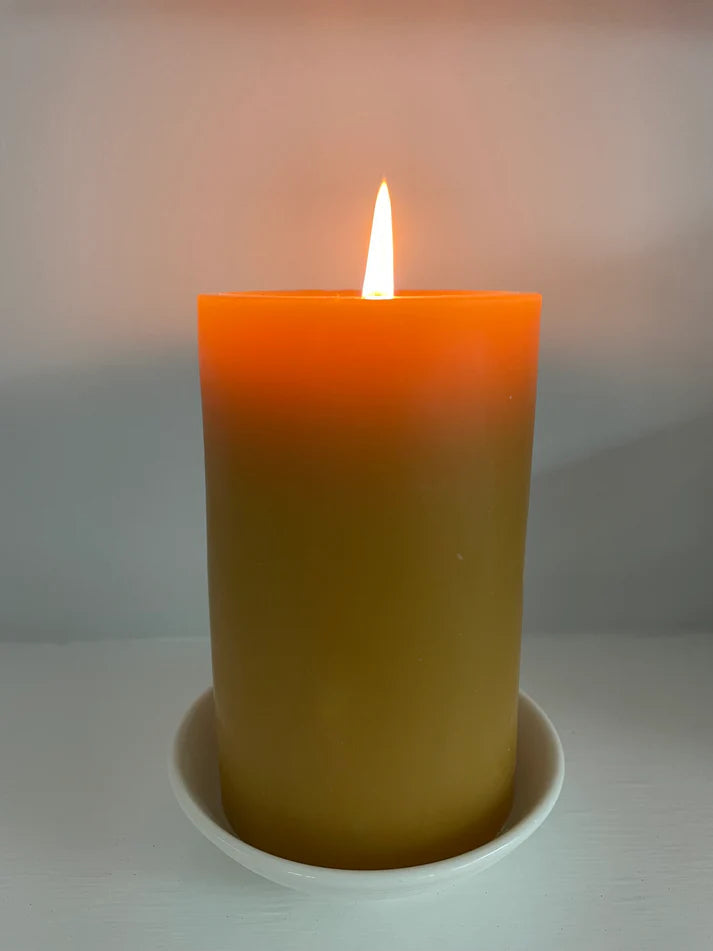 Wilderness Beeswax Candles - Large - Tasmanian Candles South West Tasmania Candles 