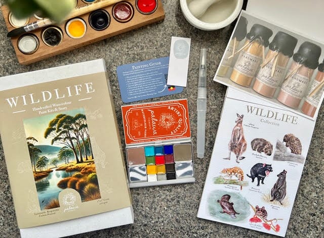 Palawa Pigments Scared Paints - Wildlife – The Spotted Quoll