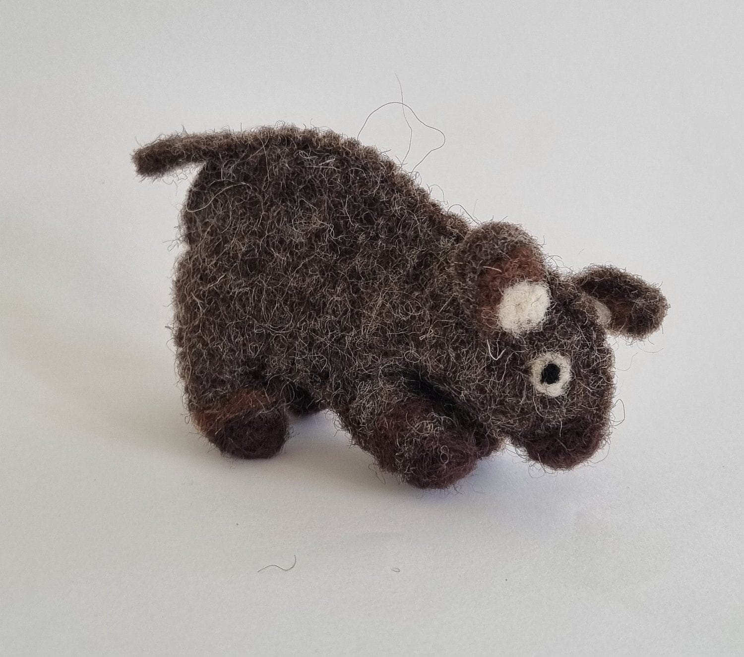 Wool Felt Finger Puppets - Create & Wonder finger puppets Create & Wonder Wombat 