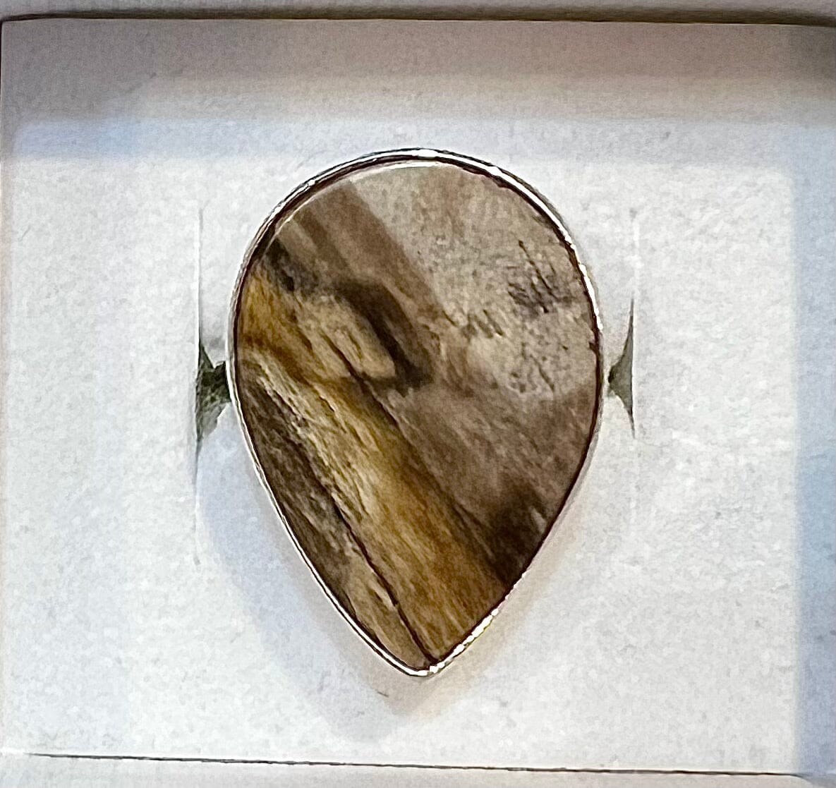 Tasmanian Jade Collection - The Rare and the Beautiful Necklaces The rare and Beautiful Wood Fossil Ring Size P 