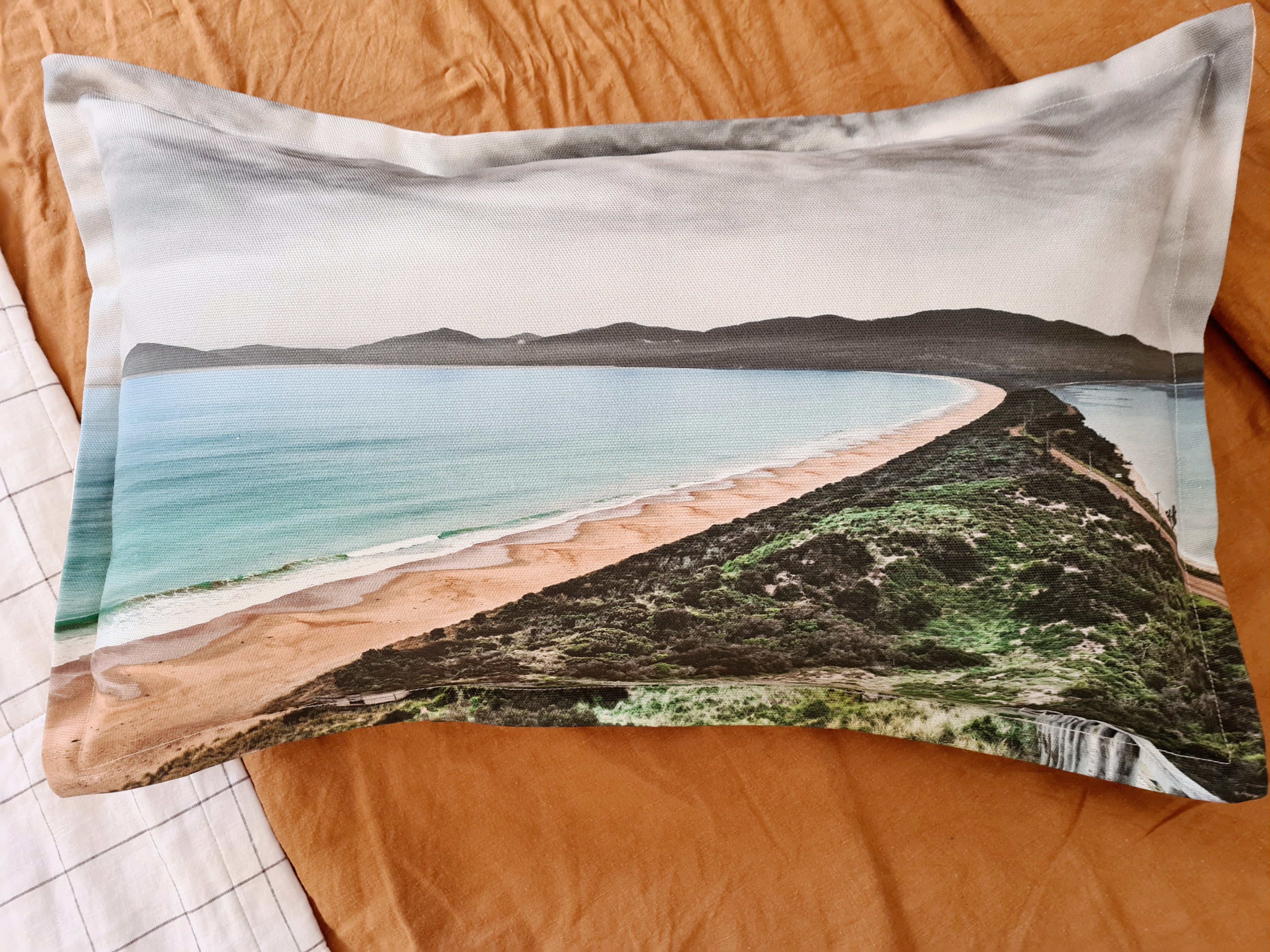 Printed Canvas Cushion - Bruny Island Cushions The Spotted Quoll 