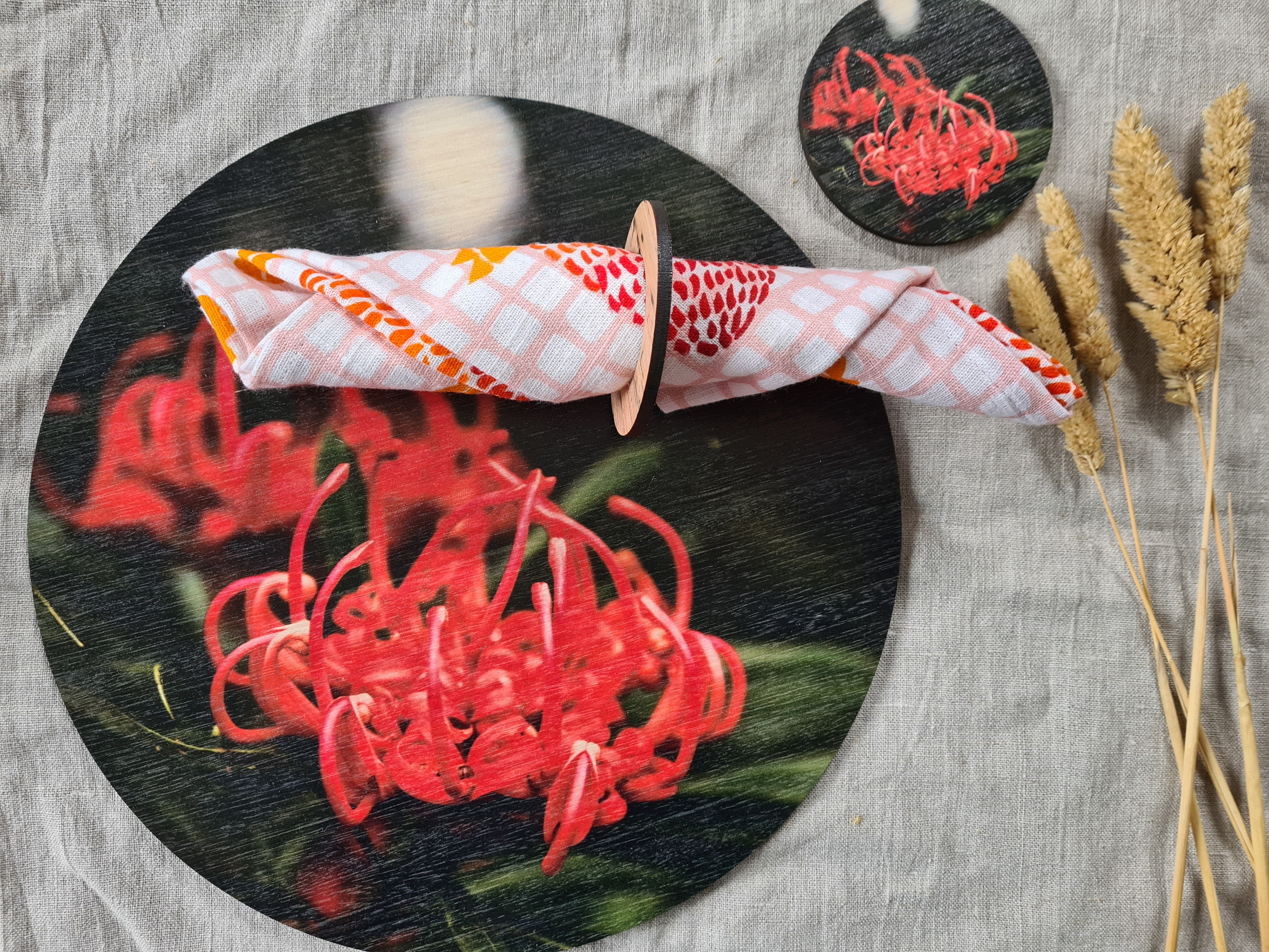 Placemat and Coaster Sets - Hamish Lockett placemats The Spotted Quoll 