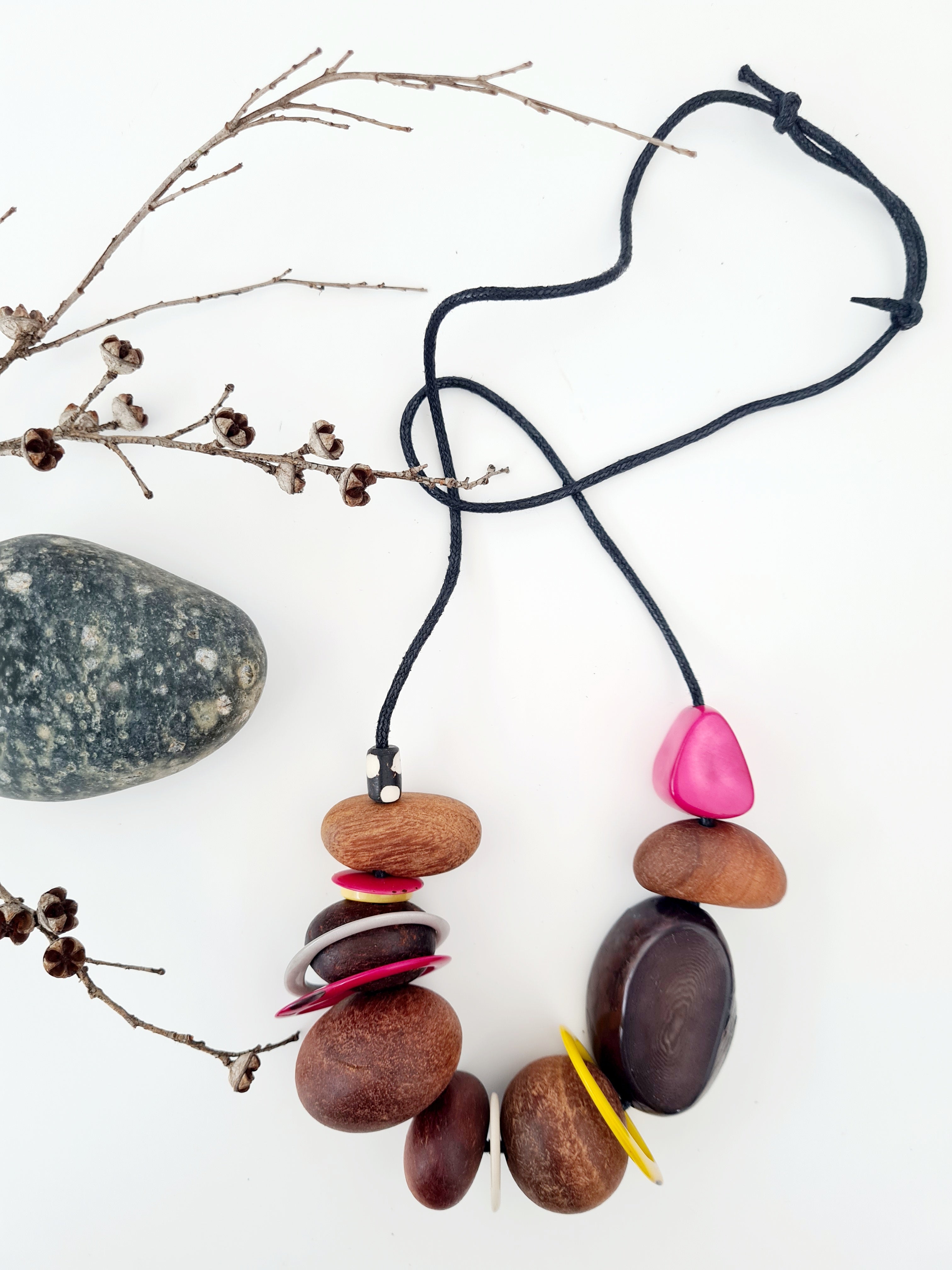 Eco Beads Necklaces Eco Beads The Spotted Quoll Lipstick Lily 
