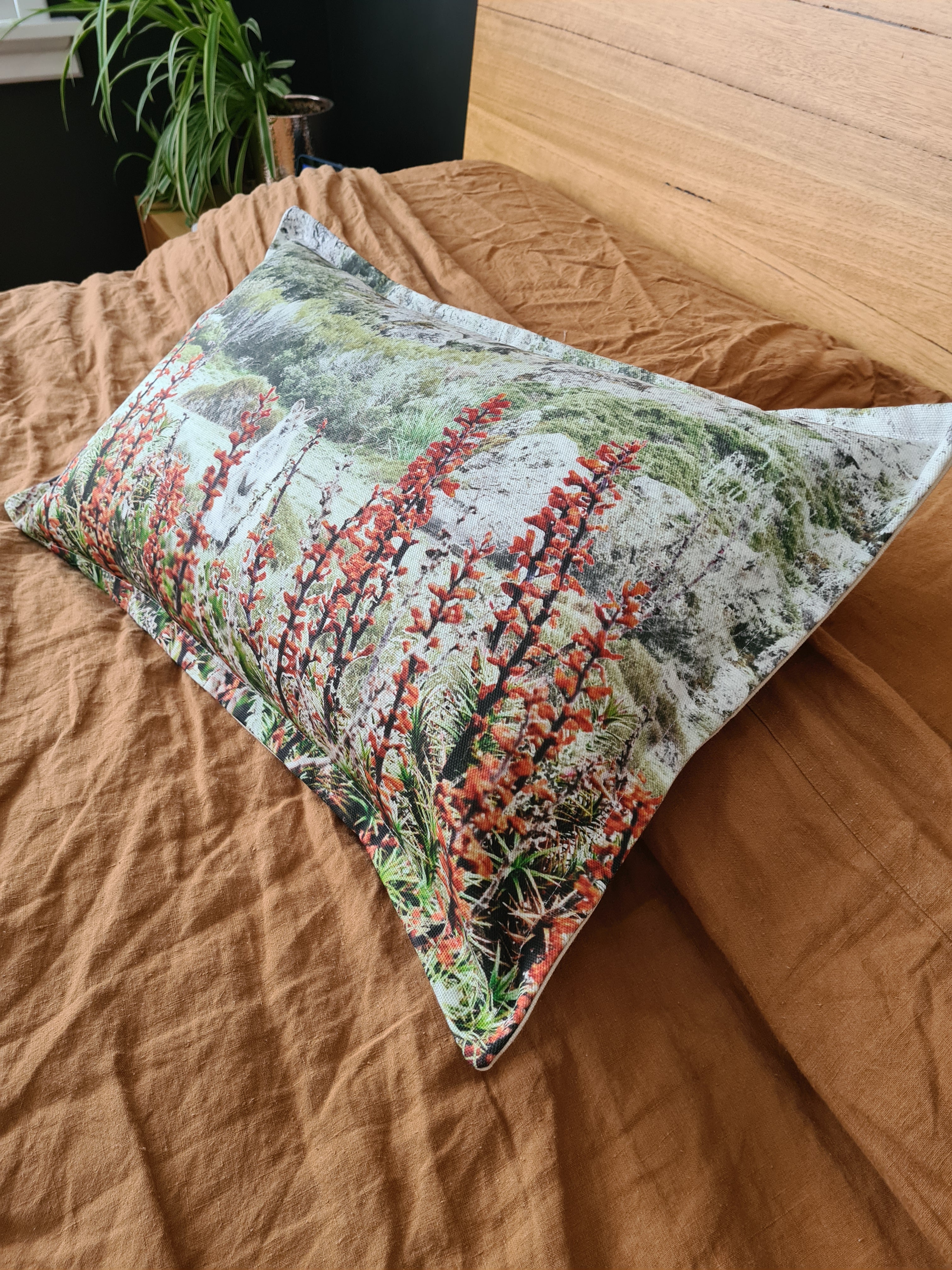 Printed Canvas Cushion - Bennetts Wallaby Cushions The Spotted Quoll 