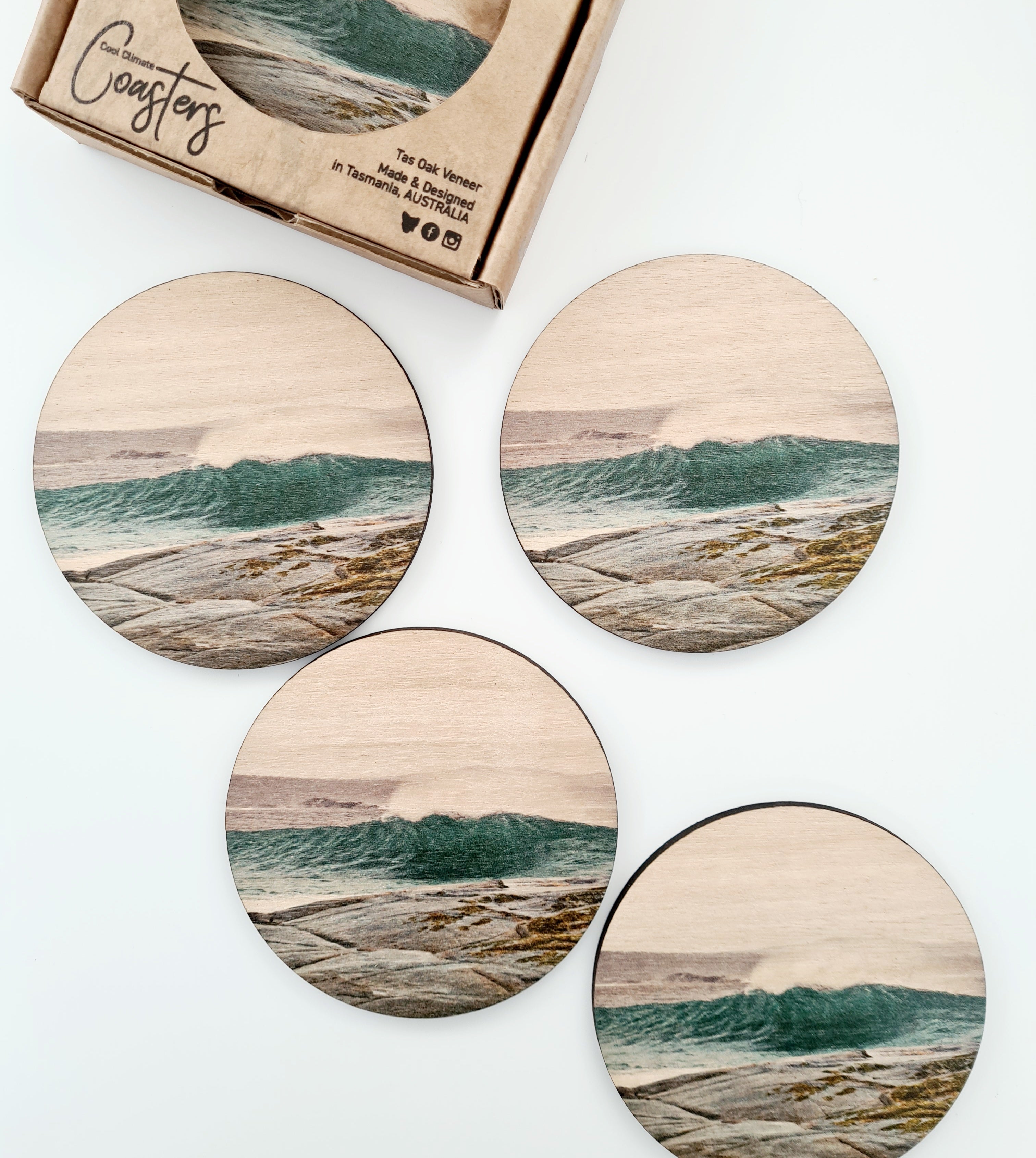 Coasters Cool Climate - The Spotted Quoll Studio tablewear The Spotted Quoll 