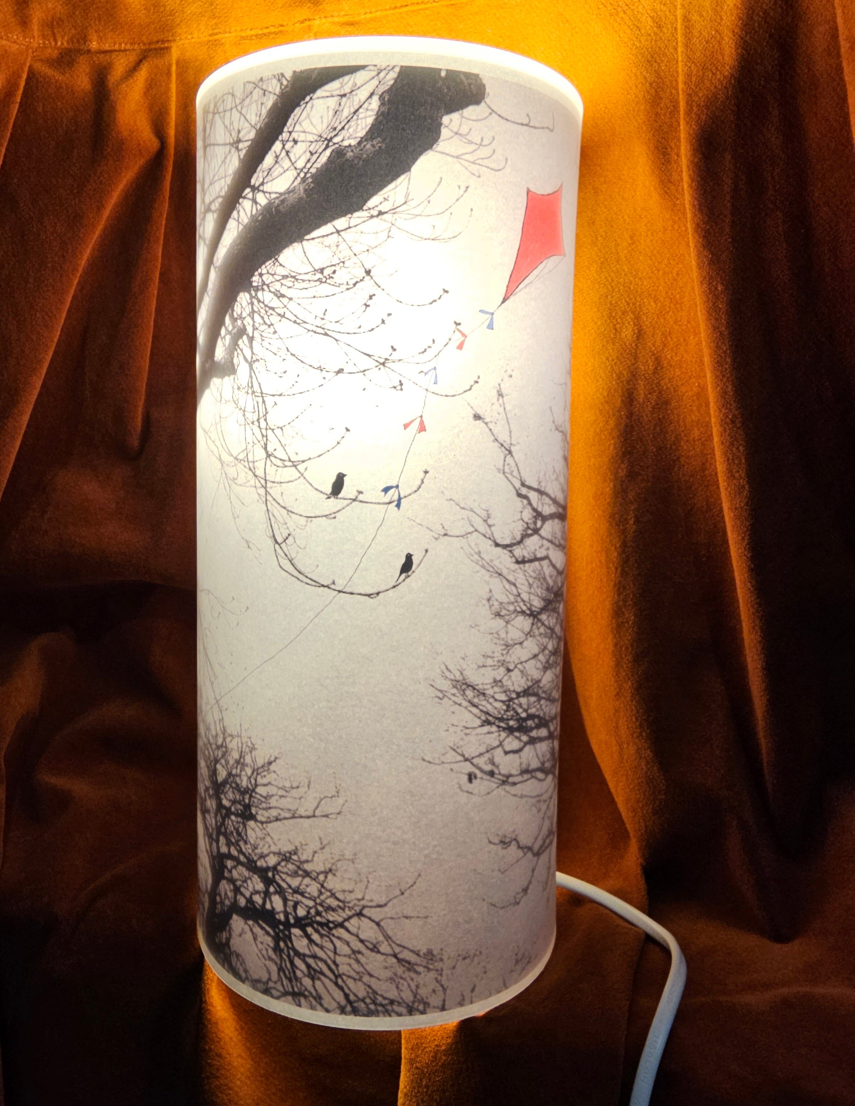 Aussie Made Lamps side table lamp The Spotted Quoll Iconic Red Kite 