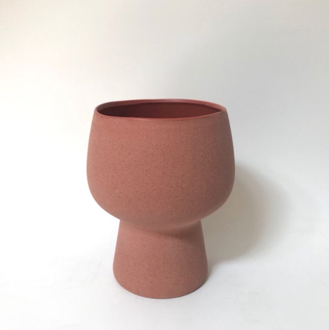 Kerri Pot - Sand Finish Ceramic & Pottery Glazes Waratah Dark Terracotta 