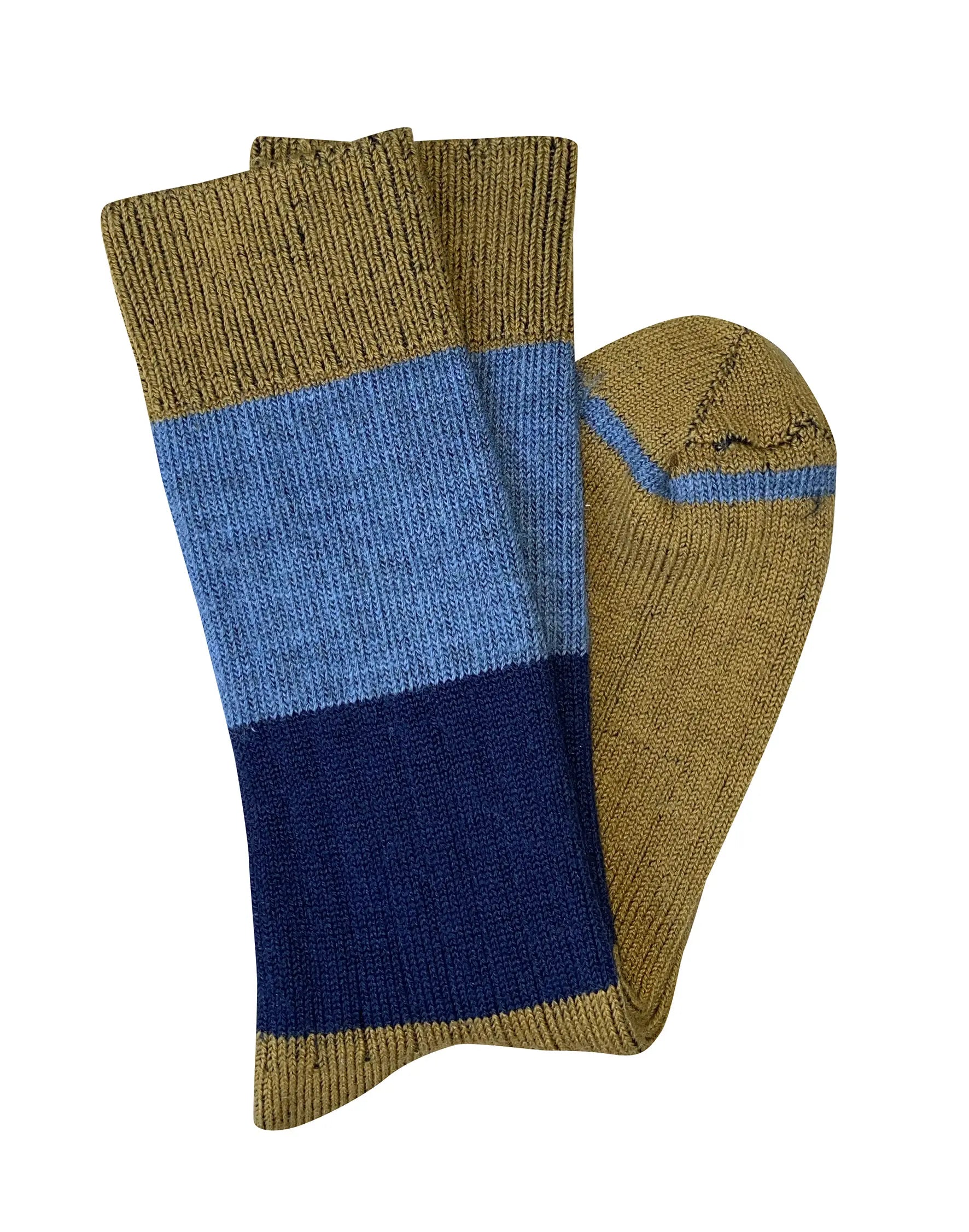 'Chunky Rib' Merino Socks - Tightology socks Tightology Mustard 