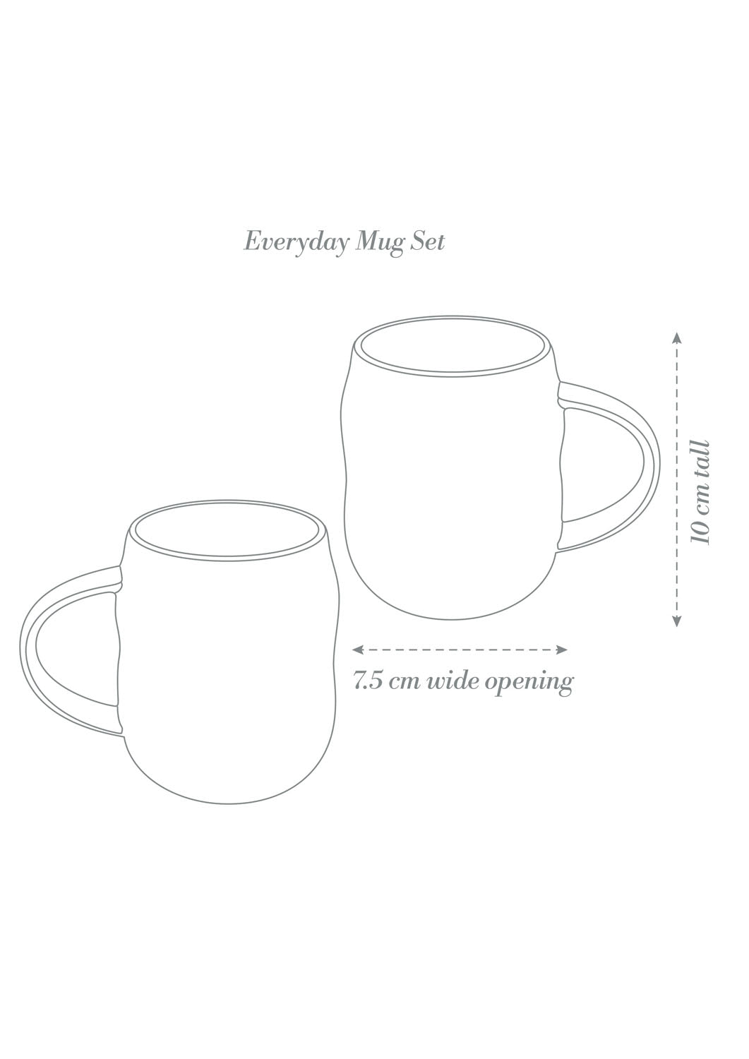 Everyday Mug Set Banksia - Angus and Celeste Mug angus and Celeste 