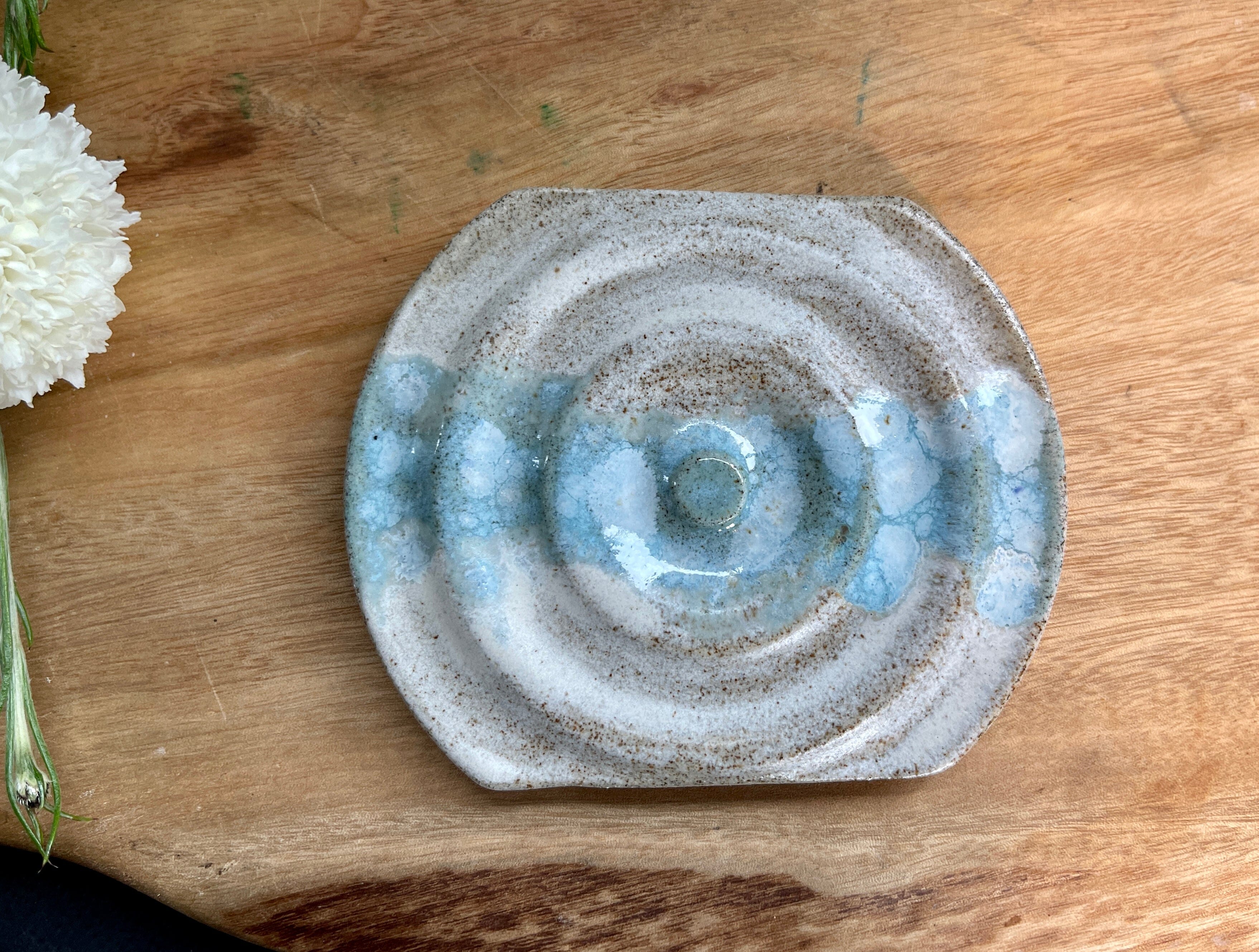 Soap Dishes - Blackwood Ceramics Ceramics Blackwood Ceramics Rings Sky Blue 