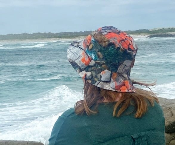 Linen Summer Hats - Bucket Hat sun hat The Spotted Quoll Junior (ages 2-5) Bucket Sun Hat Bay of Fires