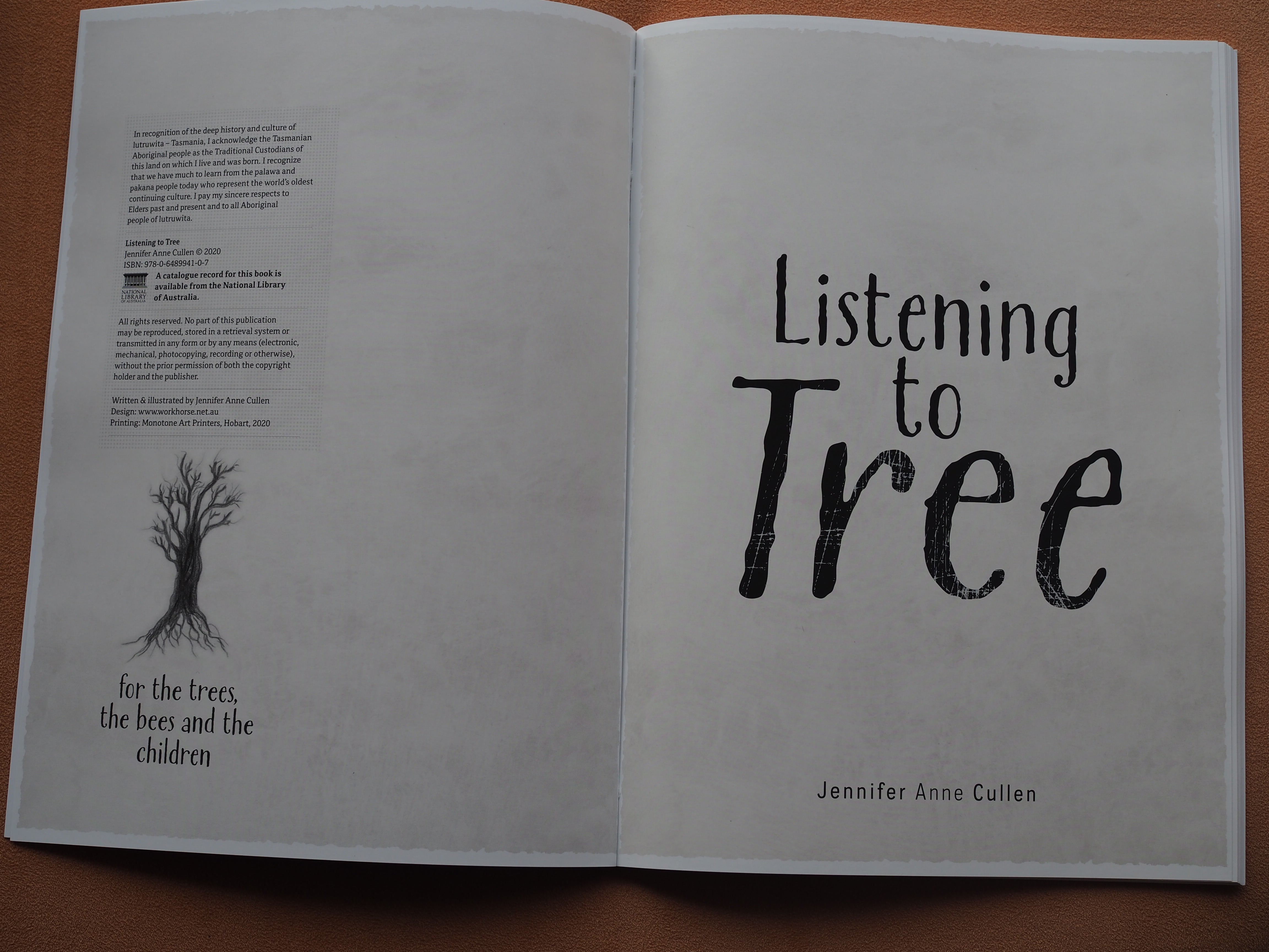 Listening To Tree - Jennifer Anne Cullen Books Jennifer Anne Cullen 