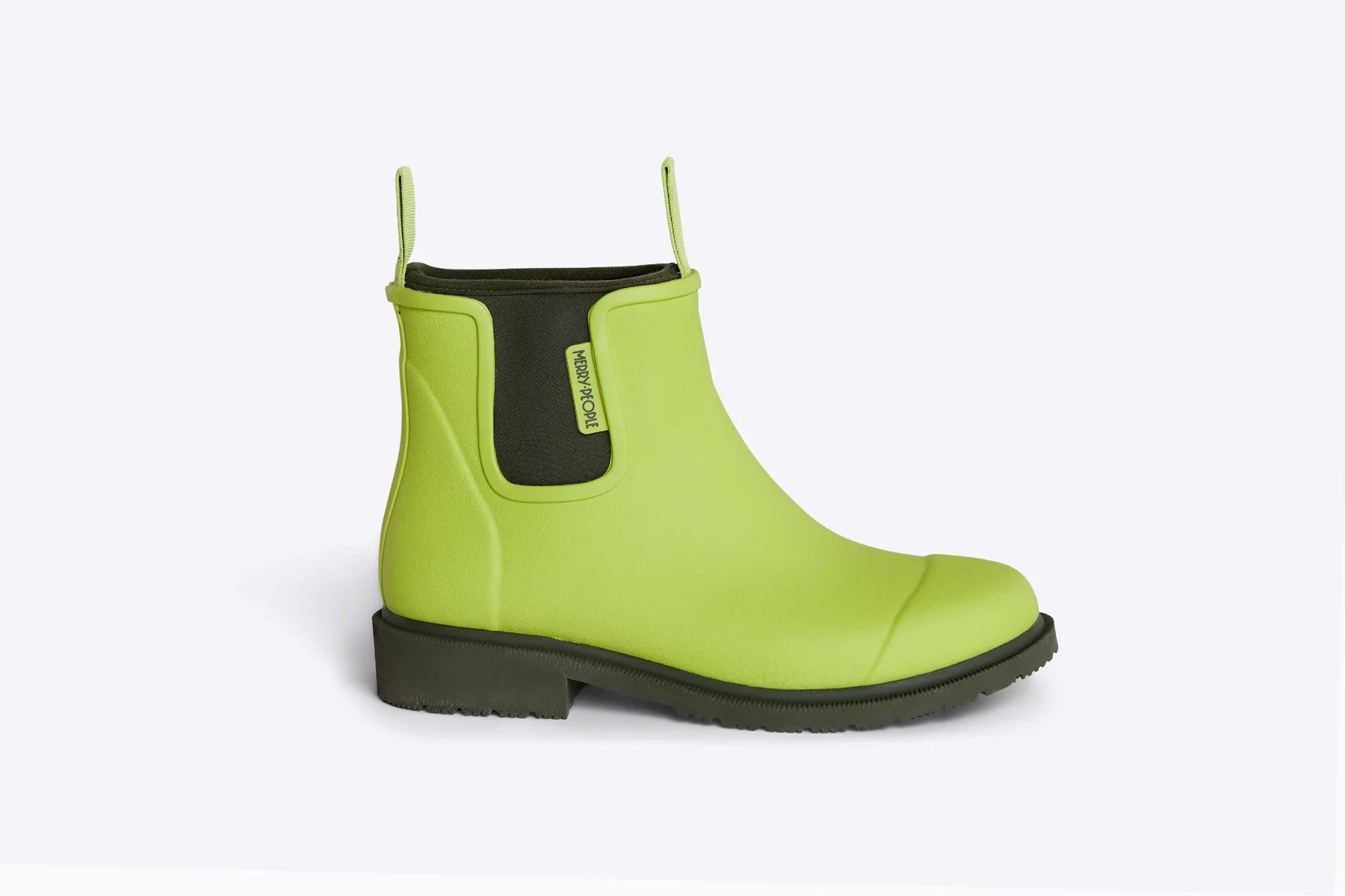 Bobbi Gumboots (Extra Traction) - Merry People shoes Merry People Lime/ Olive 36 