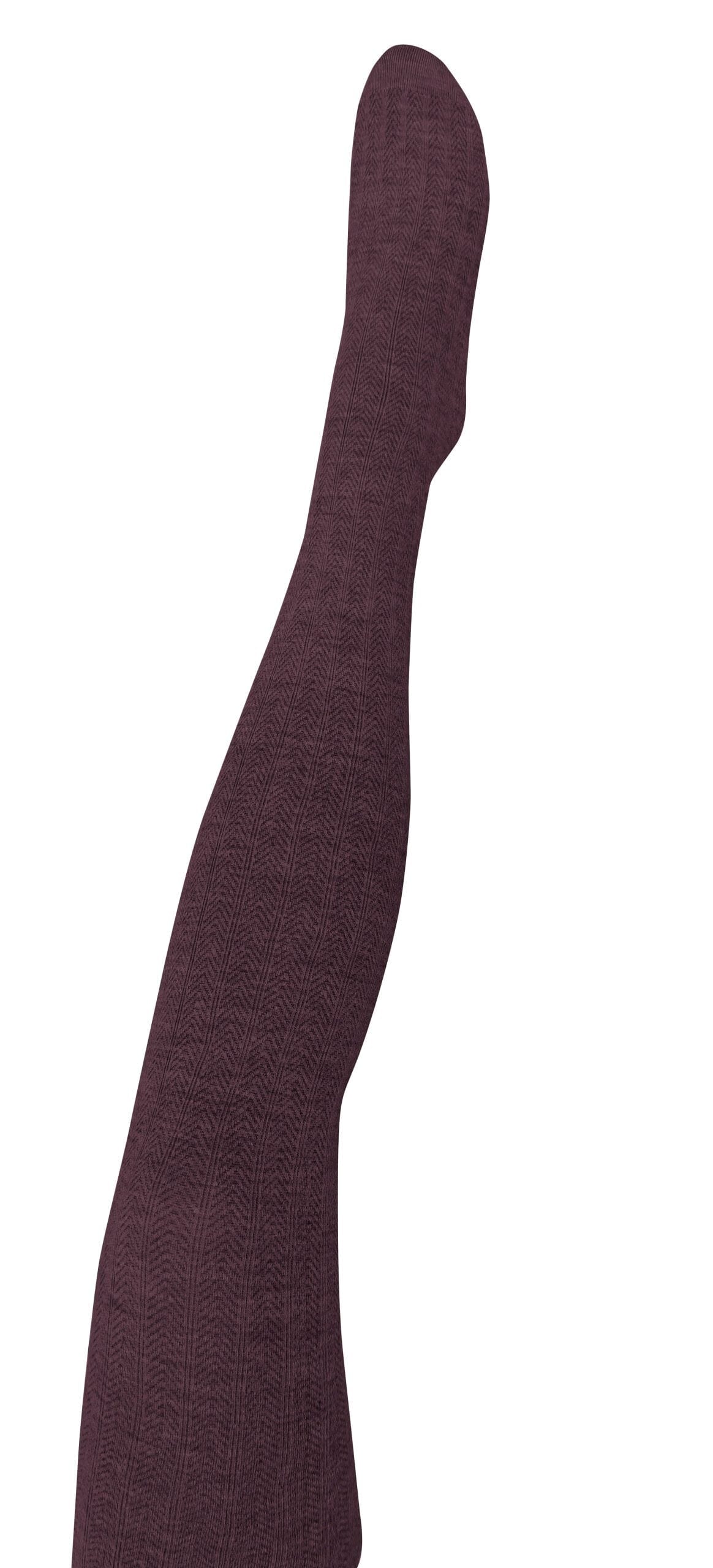 ‘Martini’ Merino Wool Tights - Tightology Tights Tightology Blackberry Medium/Tall 