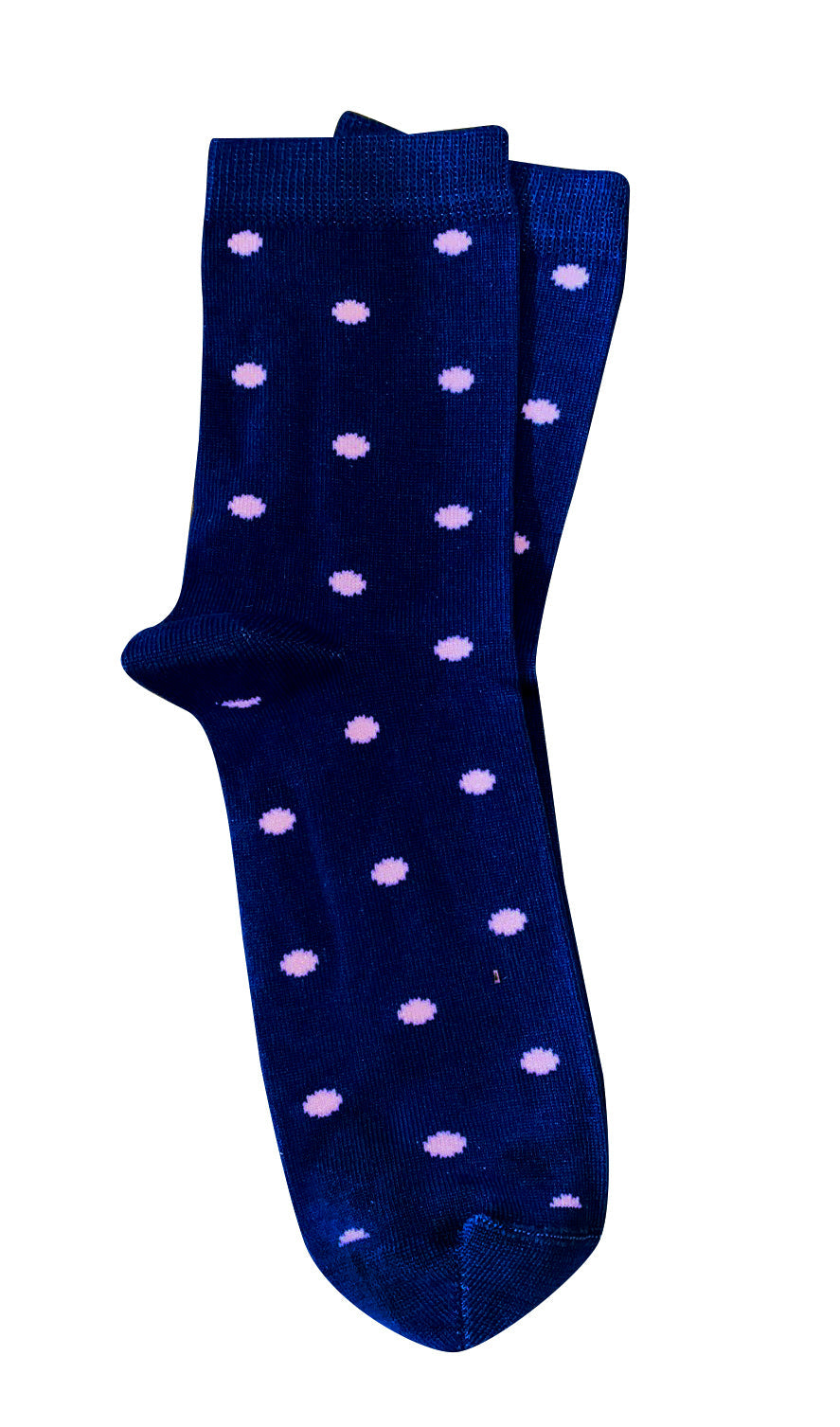 ‘Dotty’ Cotton Socks - Tightology socks Tightology Navy & Pink Dots Short 