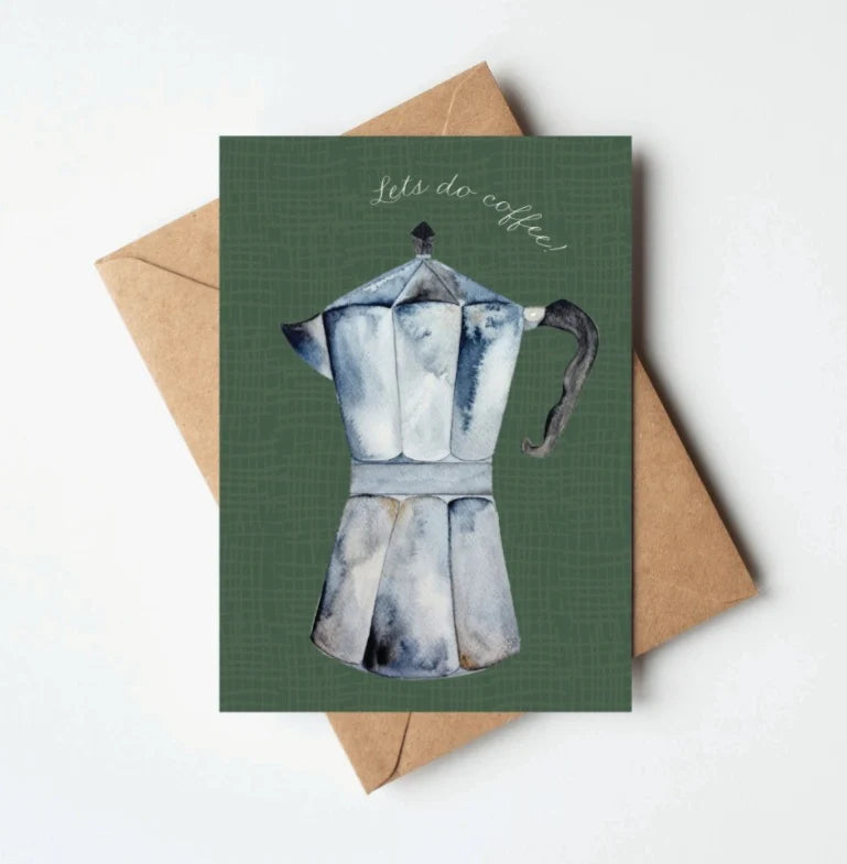 Bosa Art Co Greeting Cards greeting cards Bosa Art Co Coffee 
